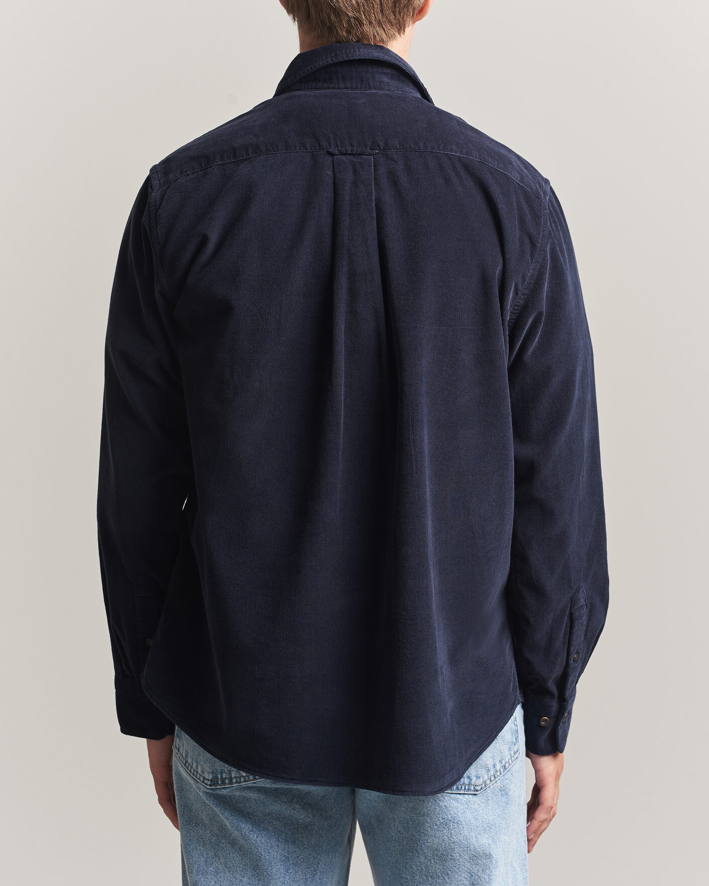 Herren | Hemden | Gant | Regular Fit Baby Cord Shirt Evening Blue