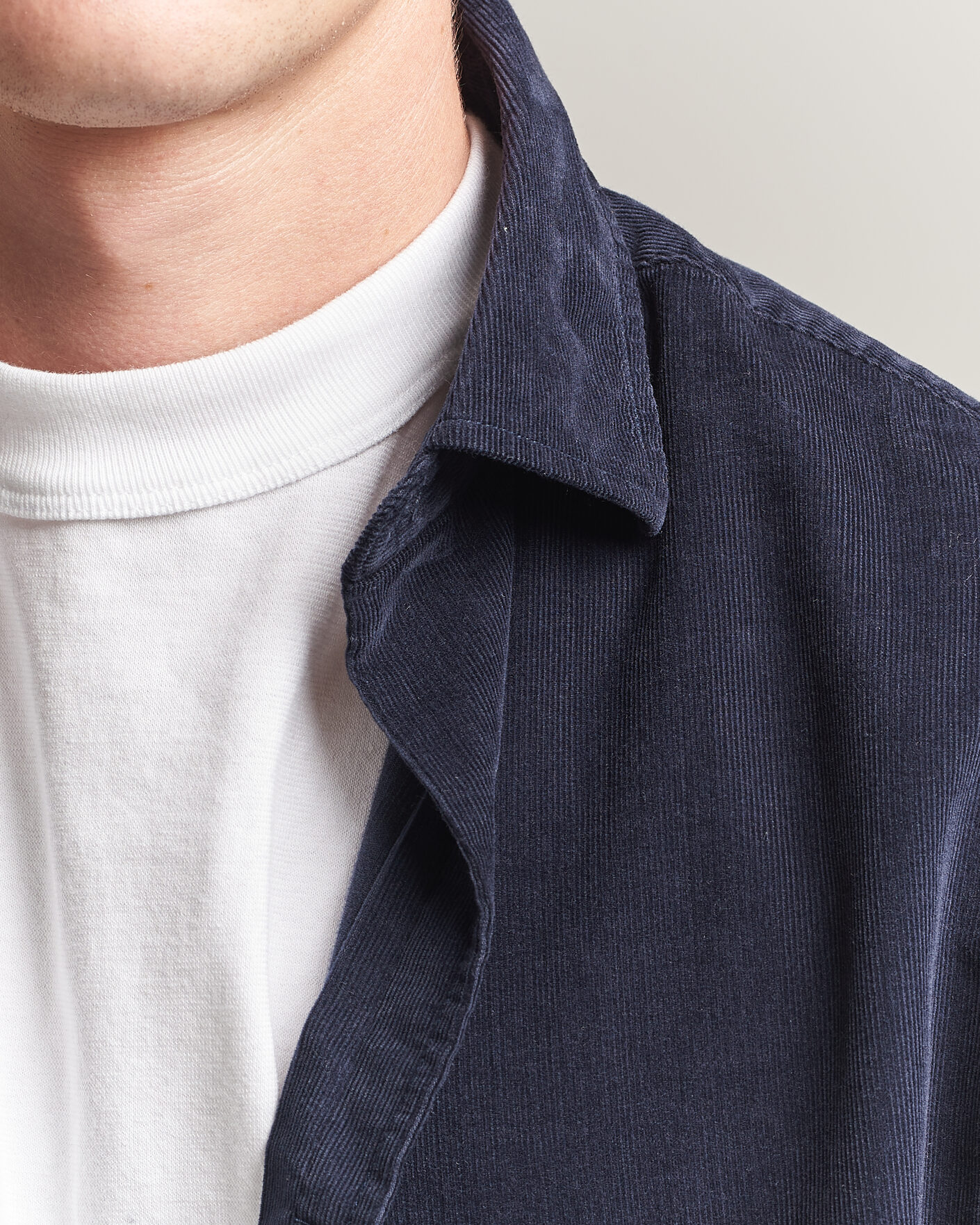 Herren | Hemden | Gant | Regular Fit Baby Cord Shirt Evening Blue