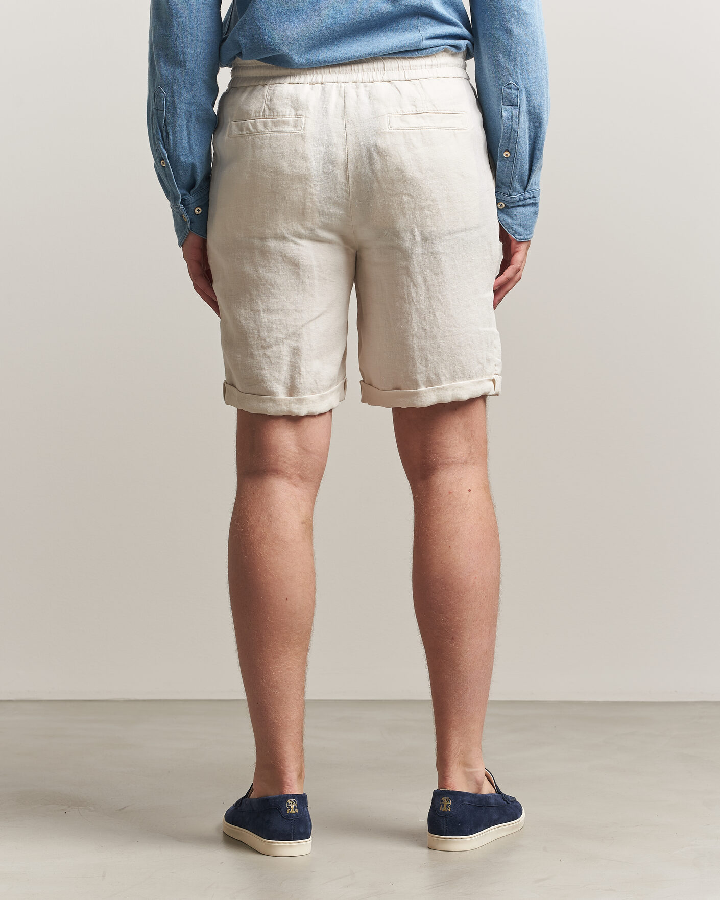 Herren | Shorts | Brunello Cucinelli | Drawstring Shorts Off White