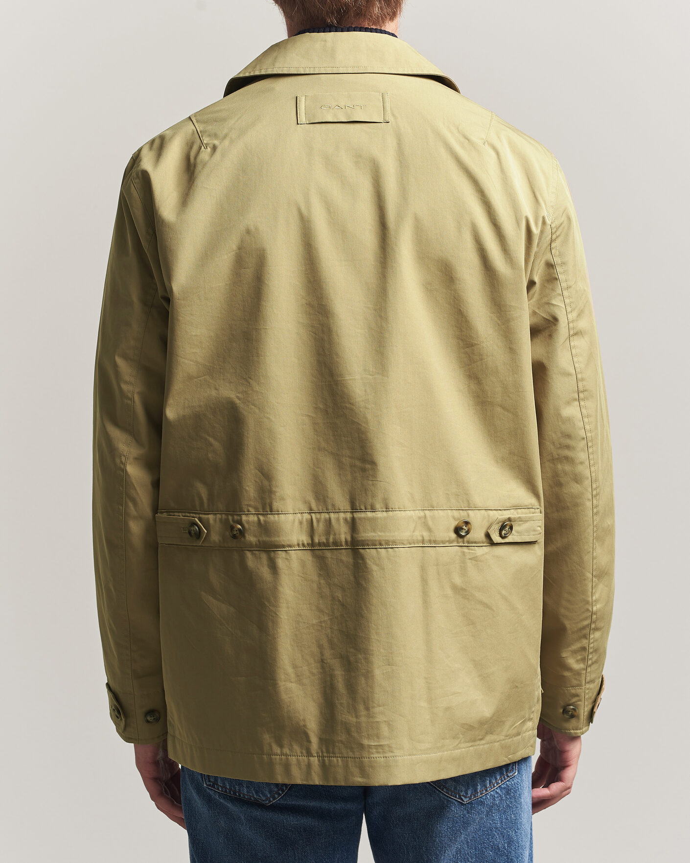Herren | Jacken | Gant | Cotton Barn Jacket Light Taupe