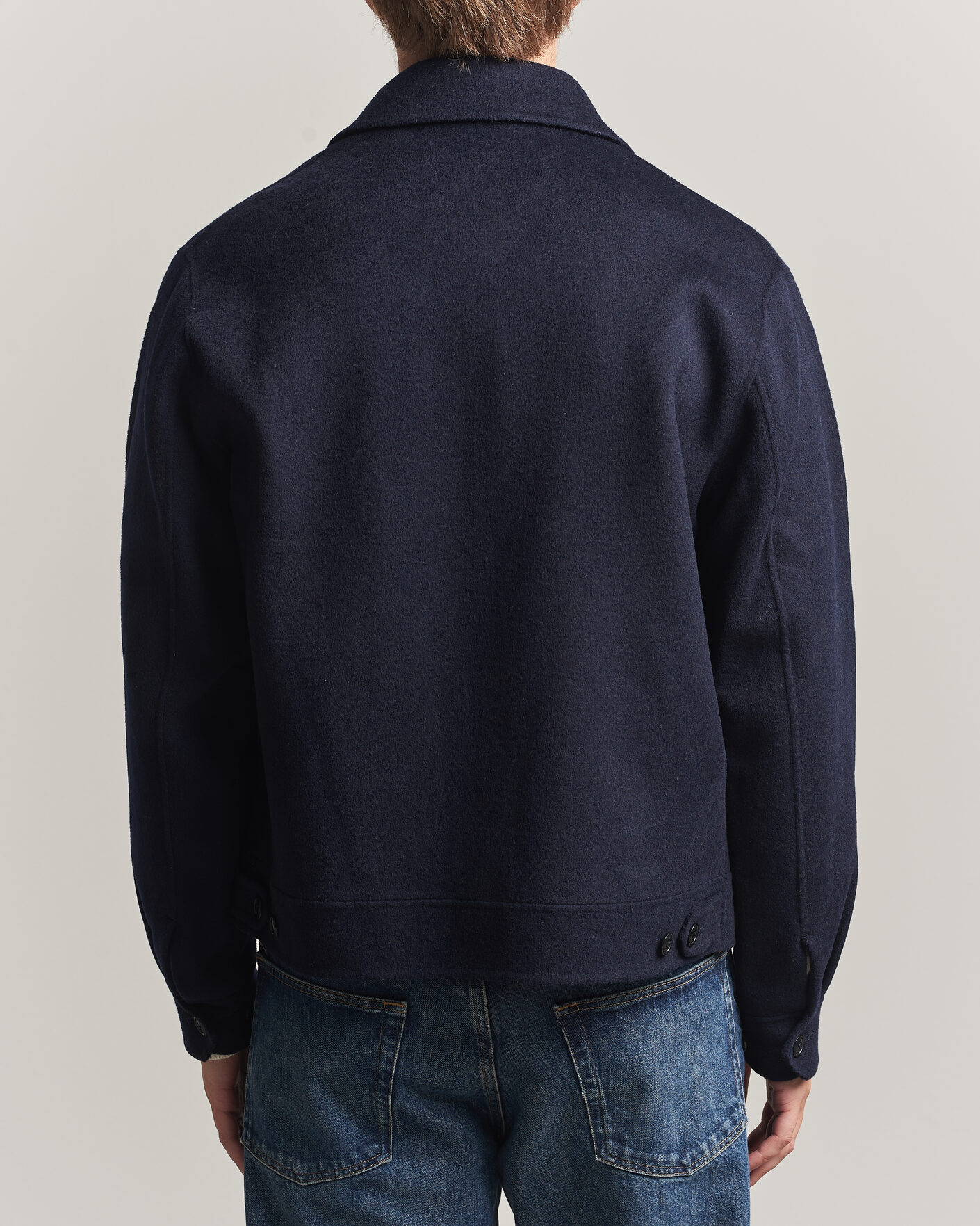 Herren | Jacken | Gant | Handstitched Wool/Cashmere Jacket Evening Blue