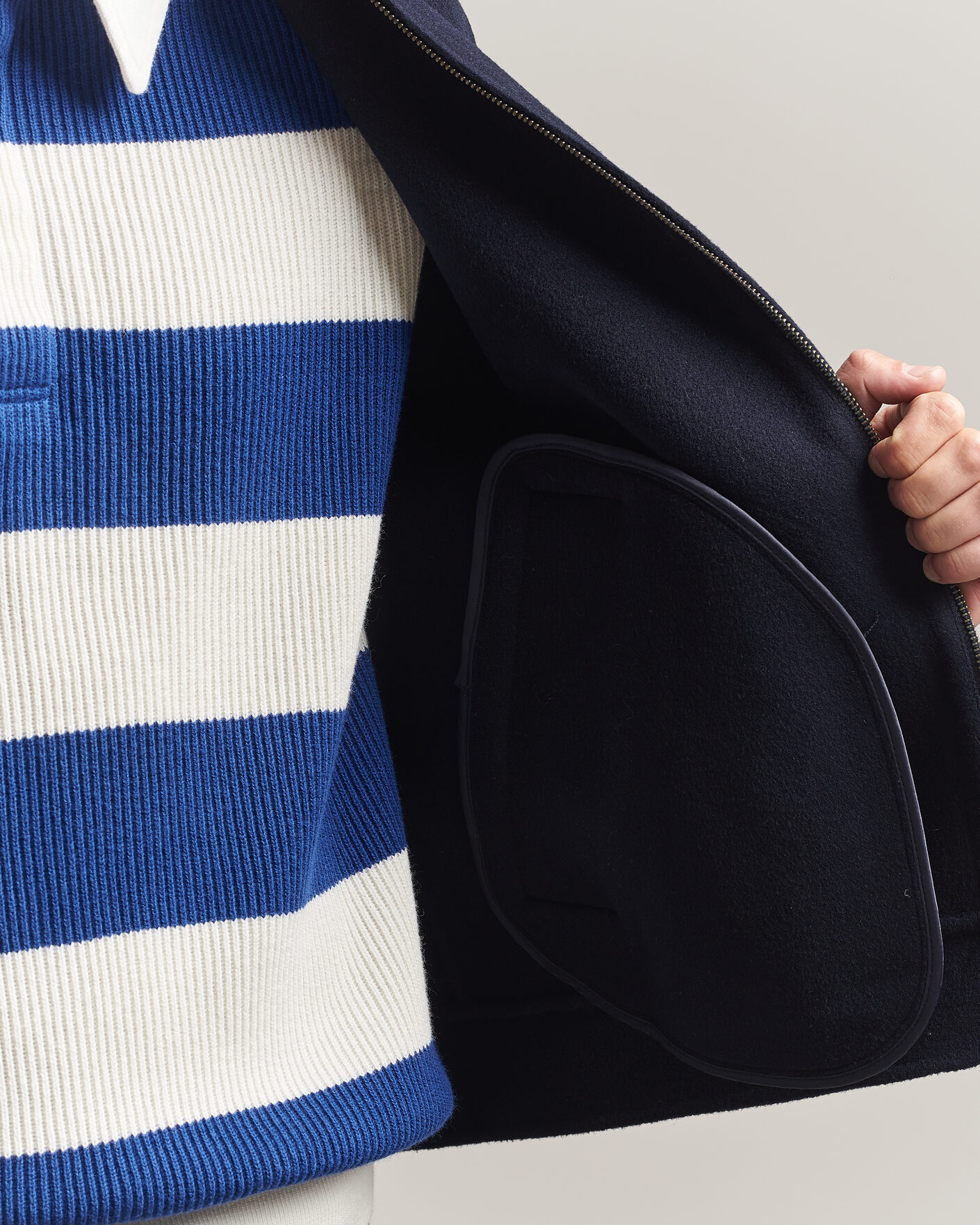Herren | Jacken | Gant | Handstitched Wool/Cashmere Jacket Evening Blue