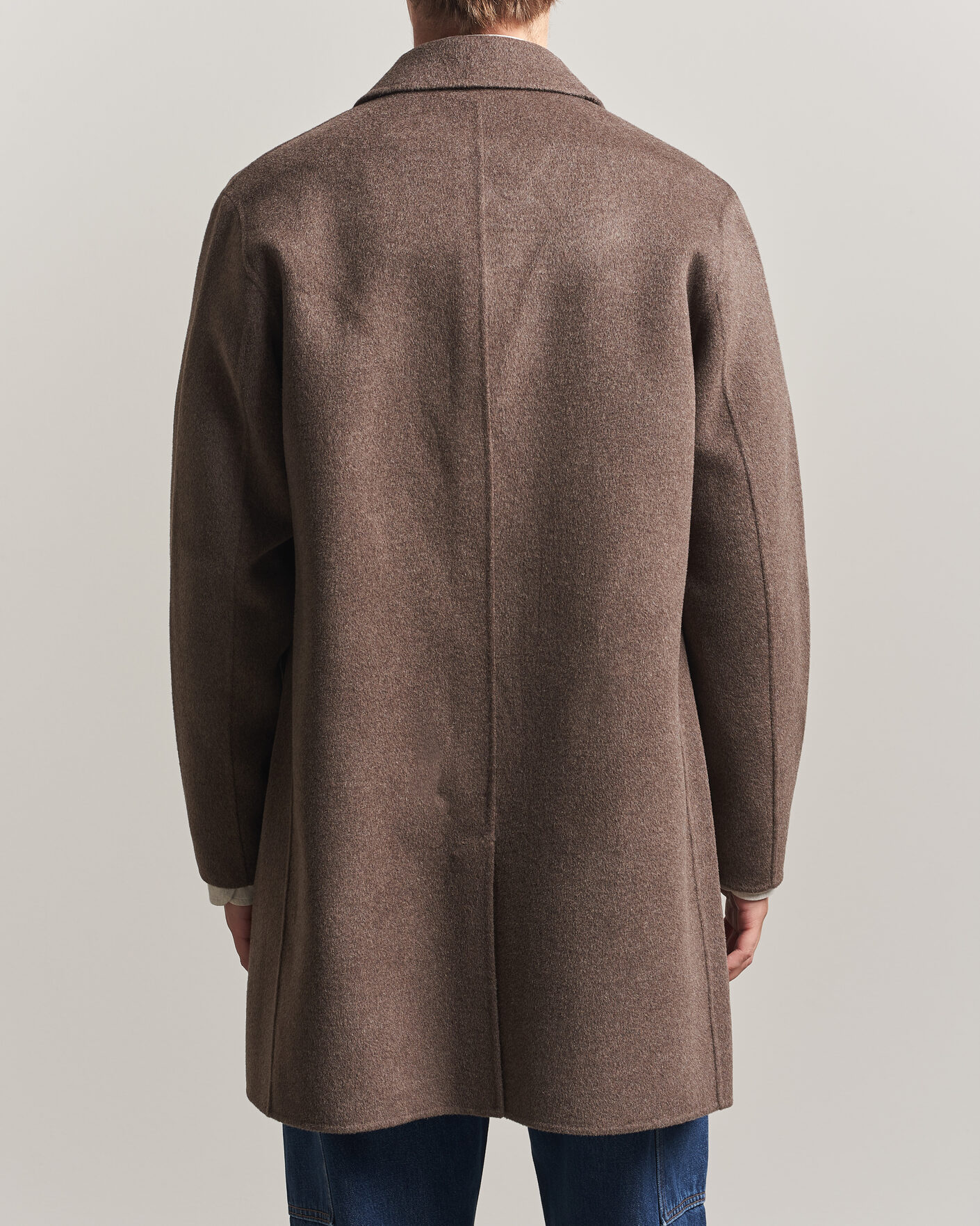 Herren | Jacken | Gant | Handstitched Wool/Cashmere Top Coat Shadow Brown