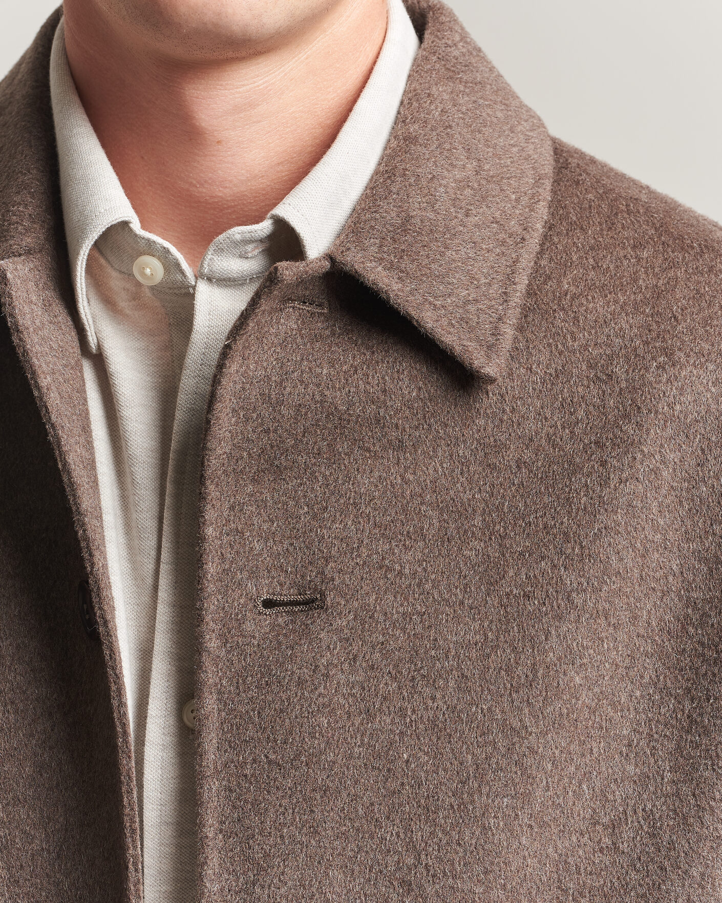 Herren | Jacken | Gant | Handstitched Wool/Cashmere Top Coat Shadow Brown