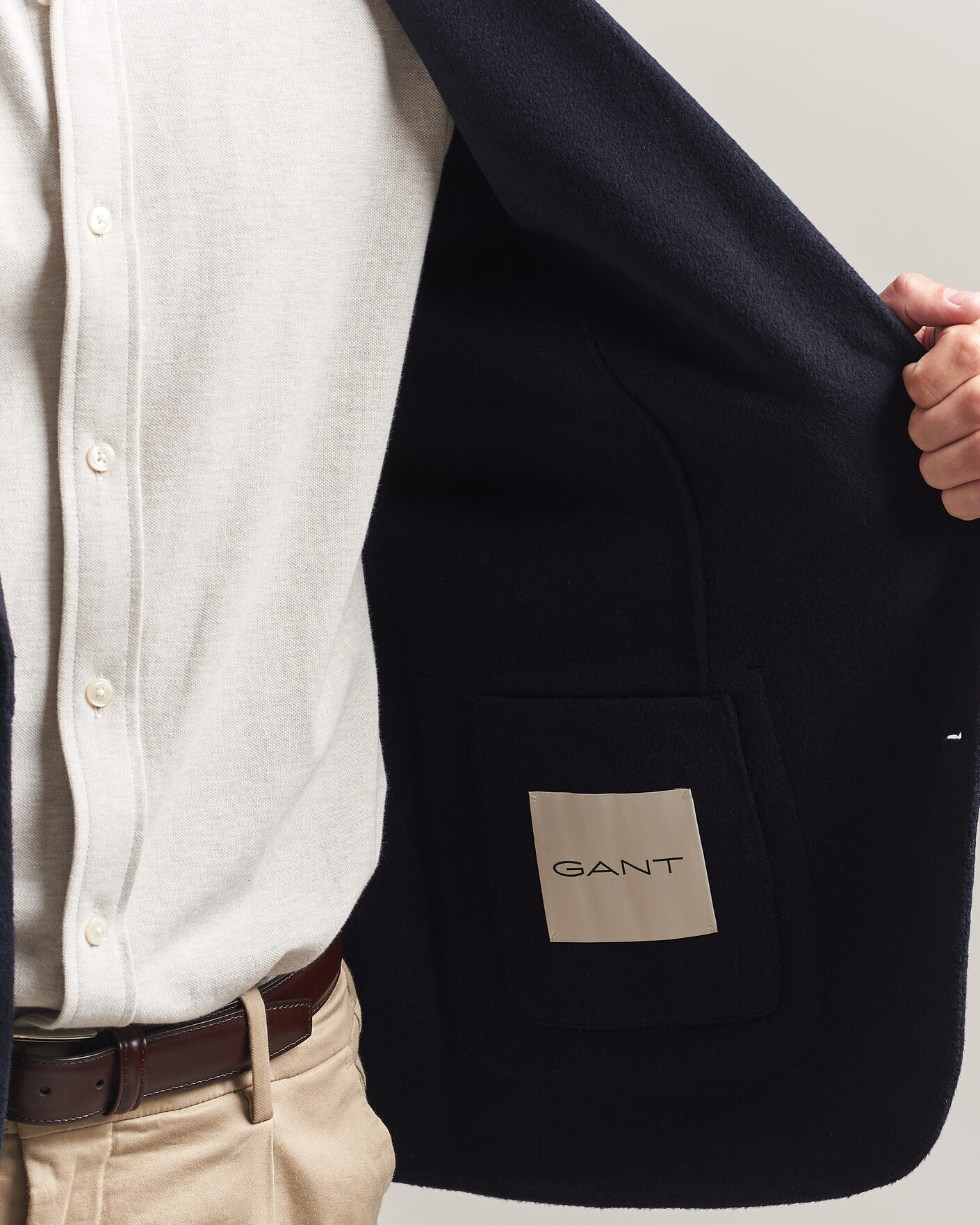 Herren | Sakkos | Gant | Handstitched Unlined Blazer Evening Blue