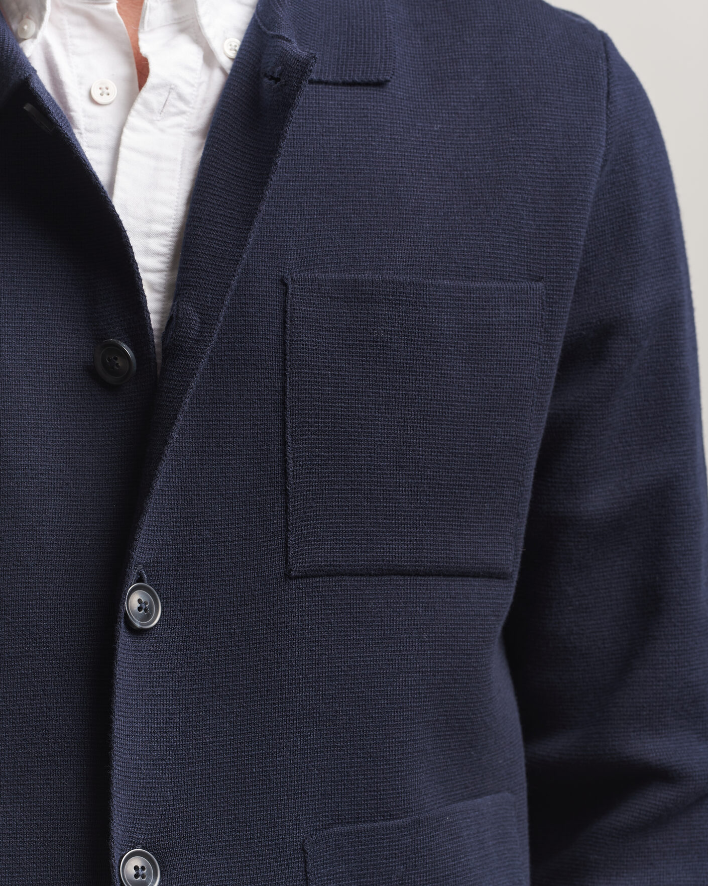 Herren | Pullover | Gant | Milano Knitted Cardigan Evening Blue