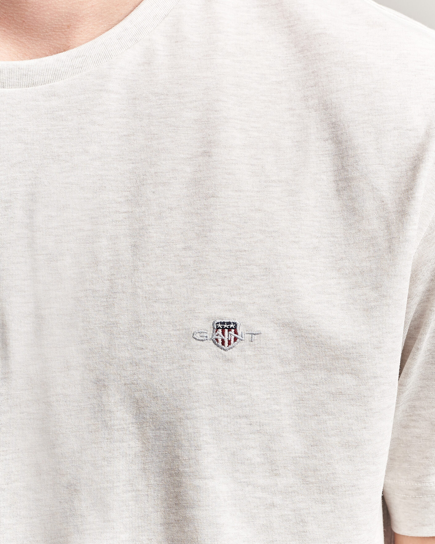 Herren | T-Shirts | Gant | The Original T-Shirt Glacier Melange