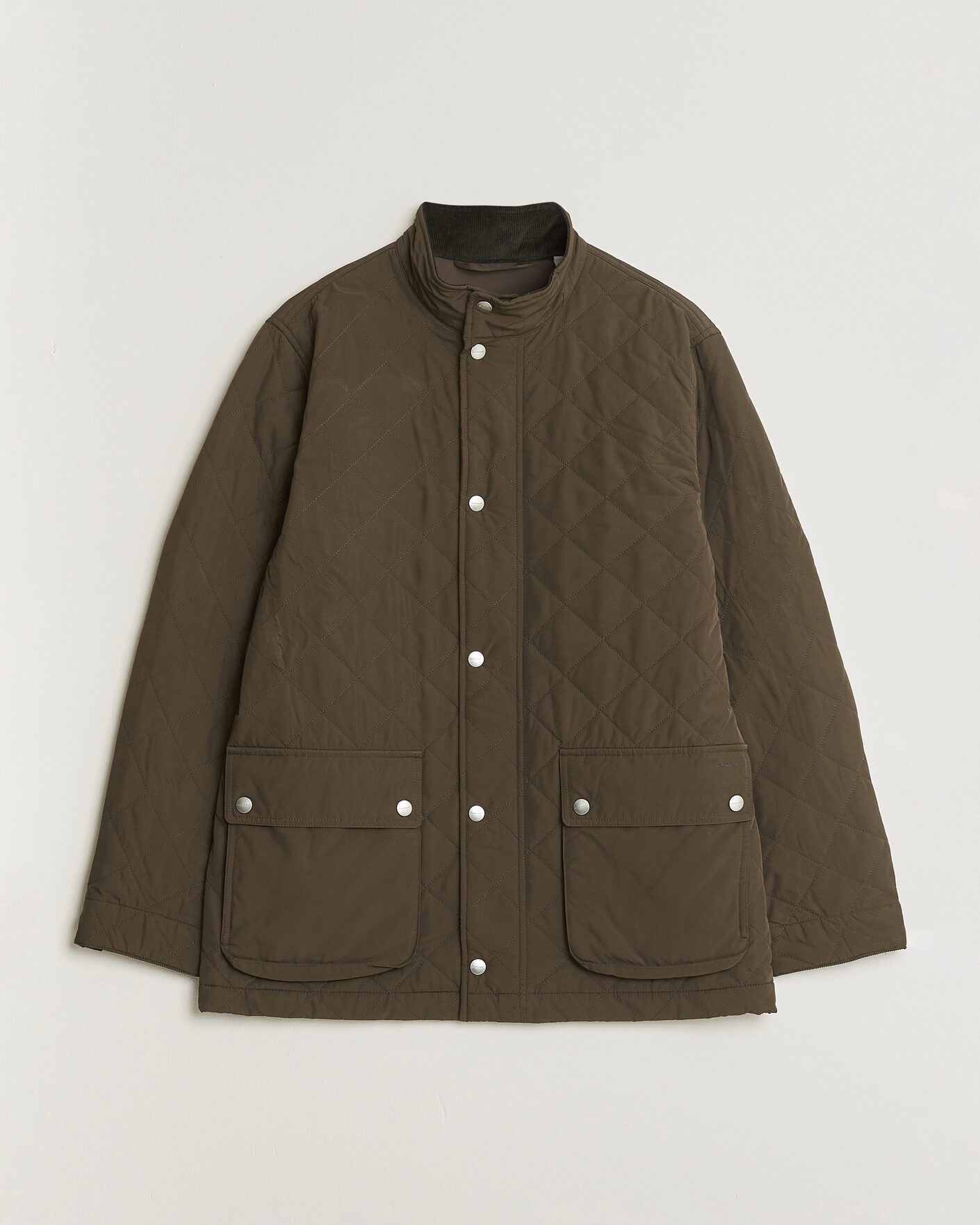 Herren | Jacken | Gant | Classic Quilted Mid Jacket Black Brown