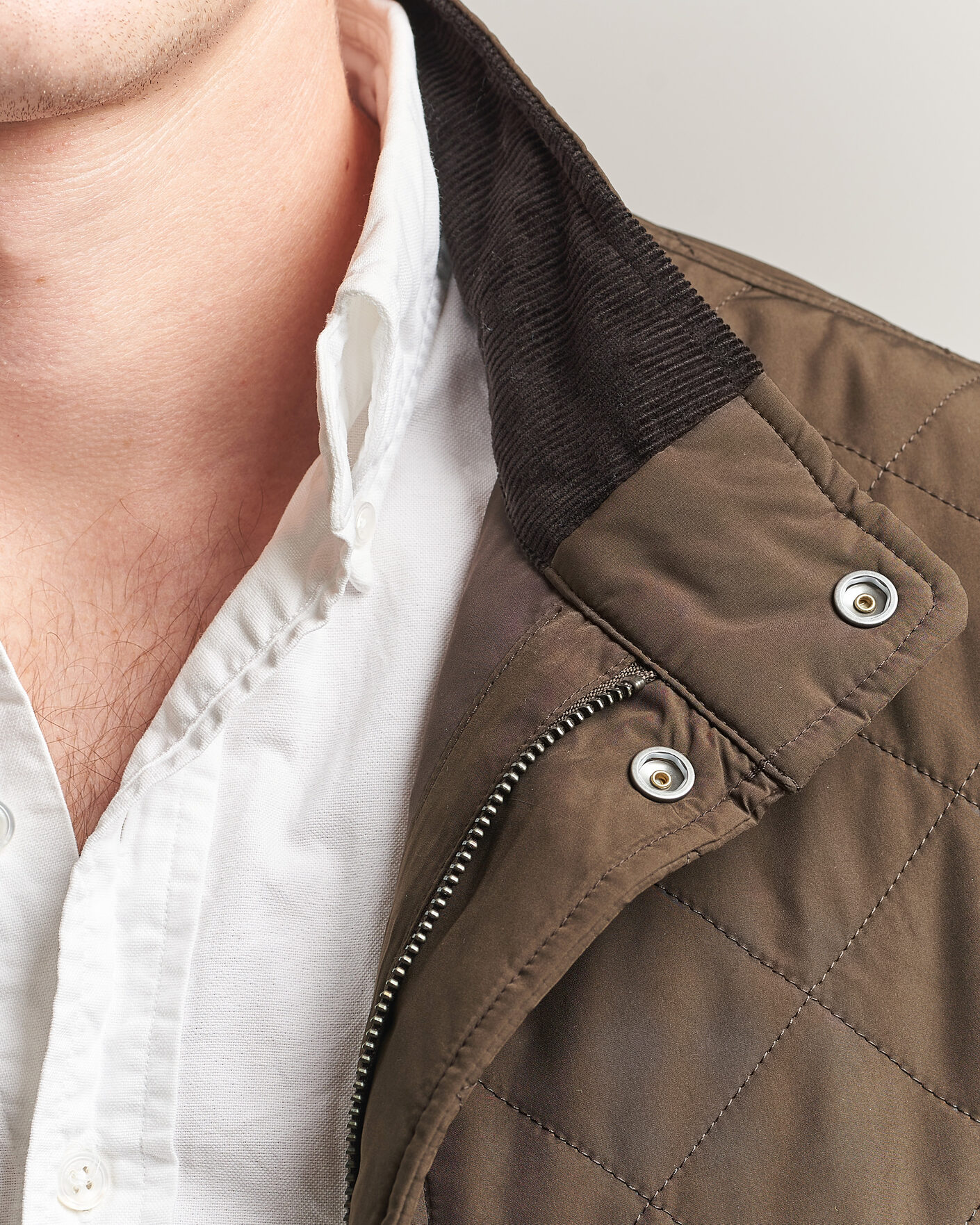 Herren | Jacken | Gant | Classic Quilted Mid Jacket Black Brown