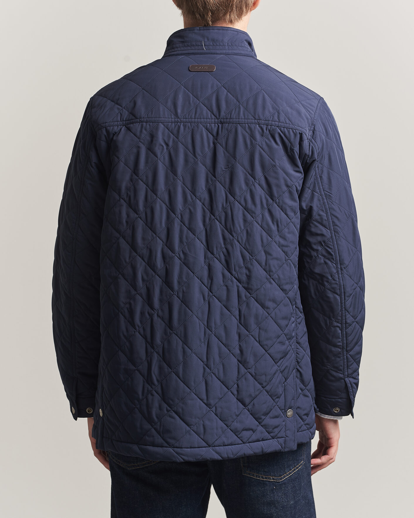 Herren | Jacken | Gant | Classic Quilted Mid Jacket Evening Blue