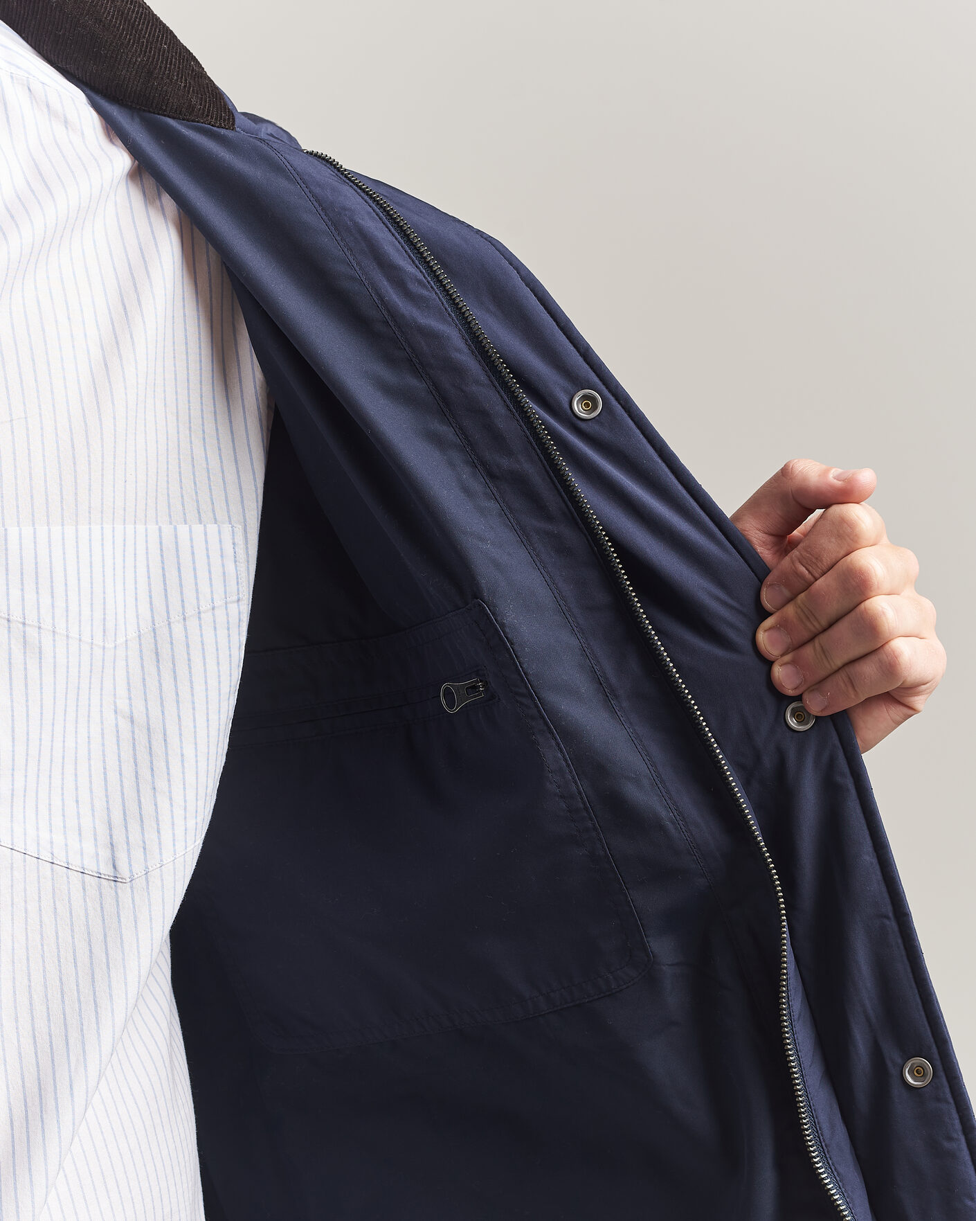 Herren | Jacken | Gant | Classic Quilted Mid Jacket Evening Blue