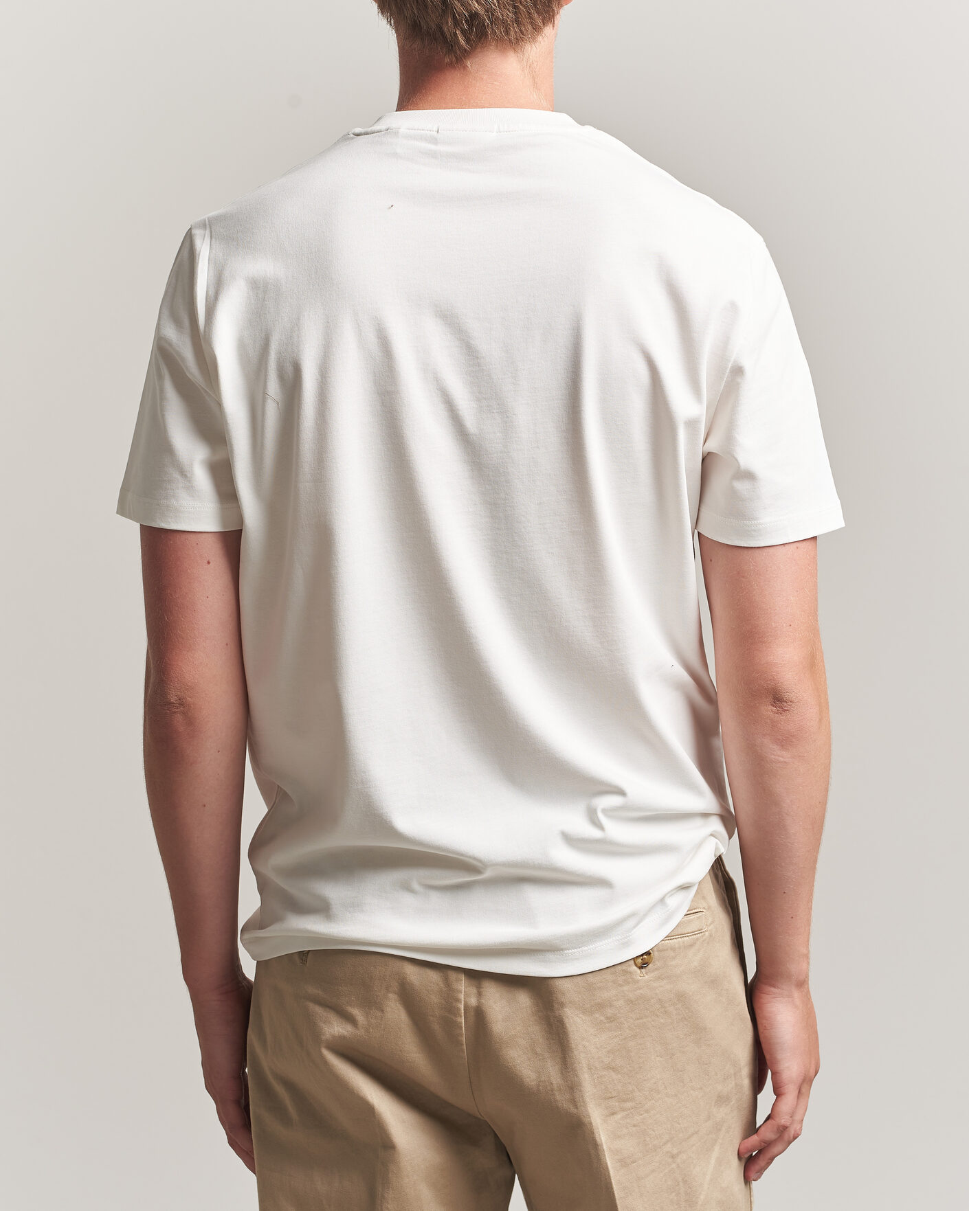 Herren | T-Shirts | Gant | YALE Crew Neck T-Shirt Eggshell
