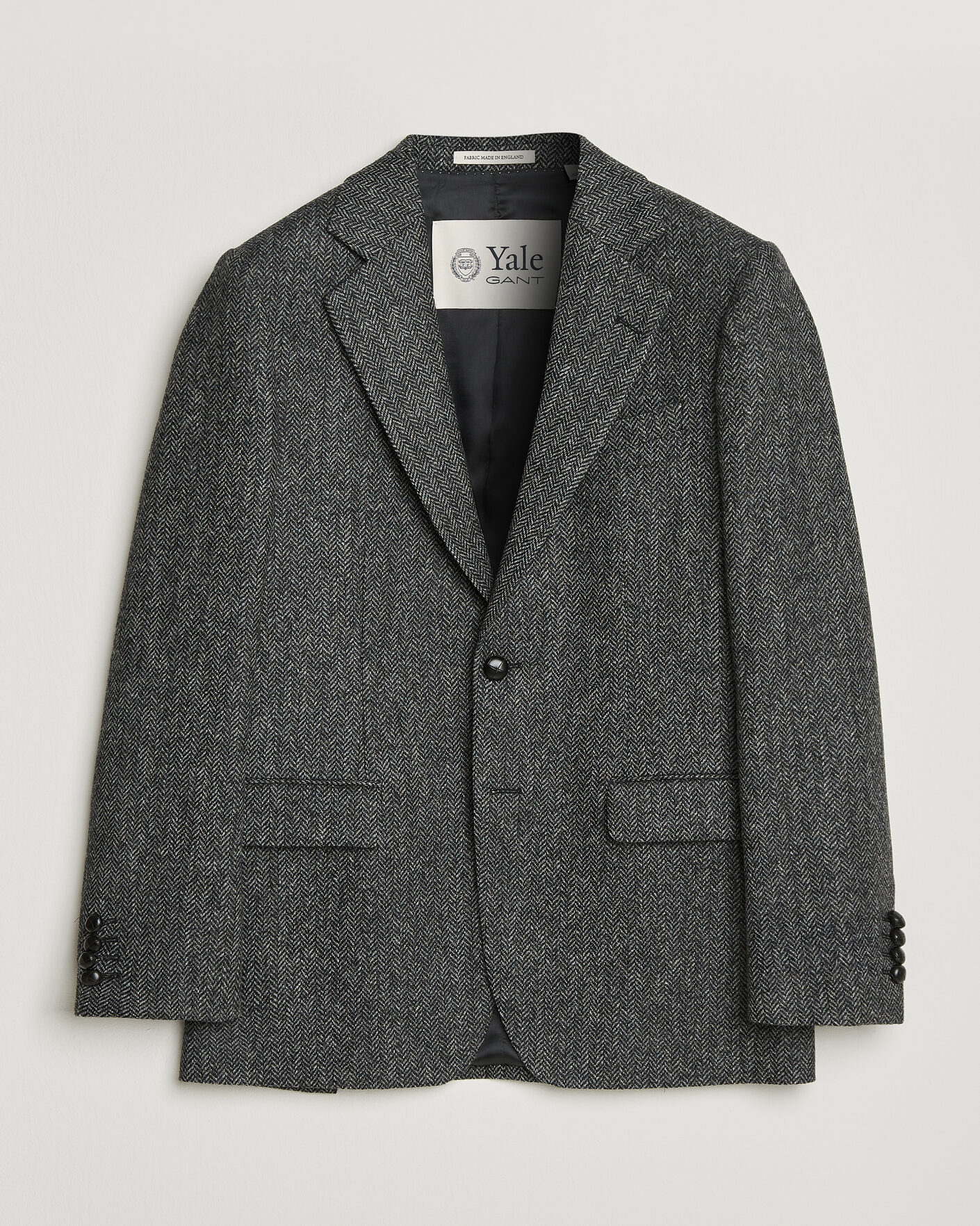 Herren | Sakkos | Gant | YALE Tweed Blazer Black Grey