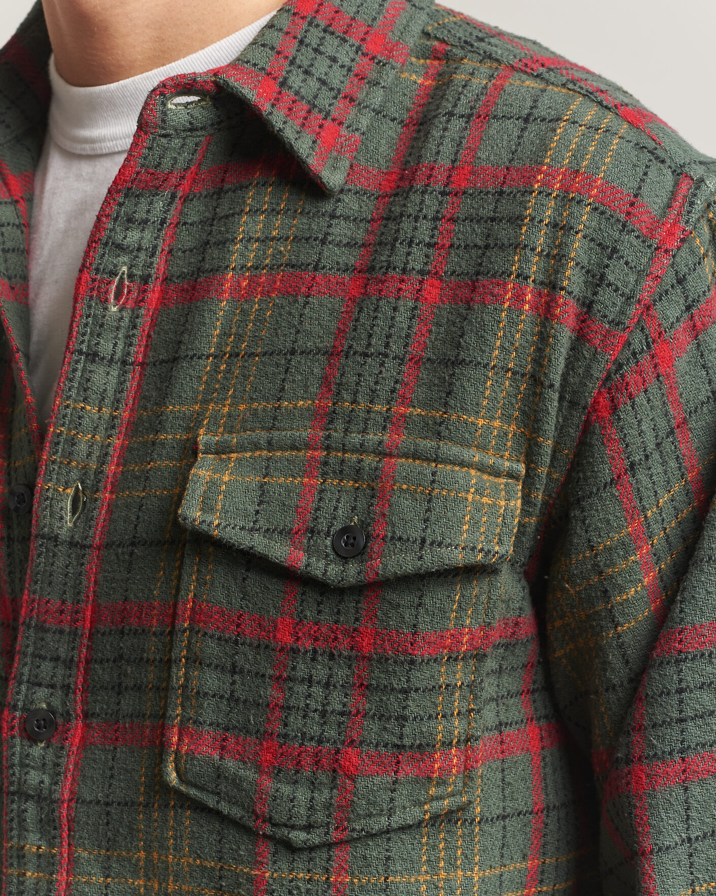 Herren | Hemden | Pendleton | Big Pocket Shirt Green