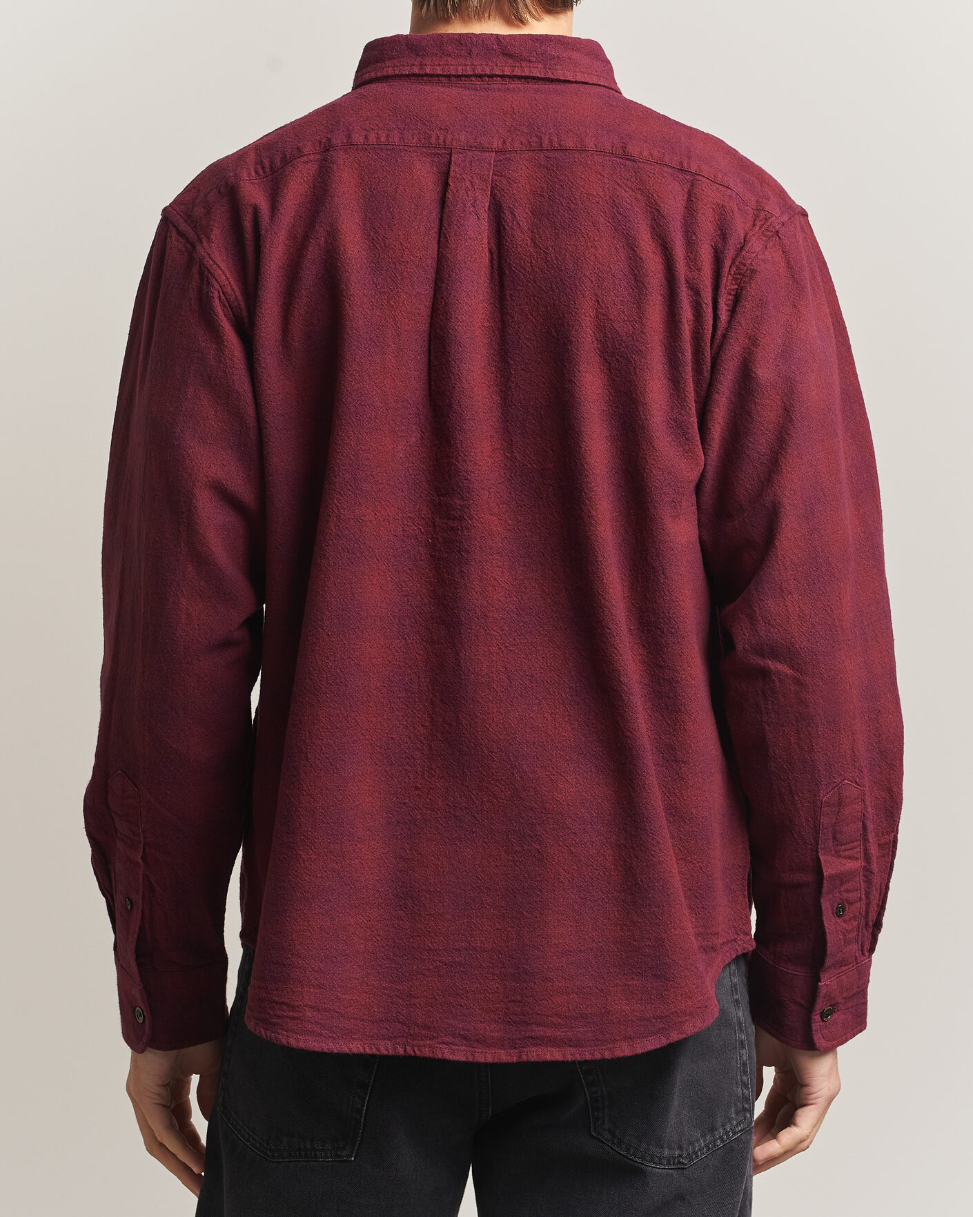 Herren | Hemden | Pendleton | Flannel Button Down Shirt Maroon Plaid