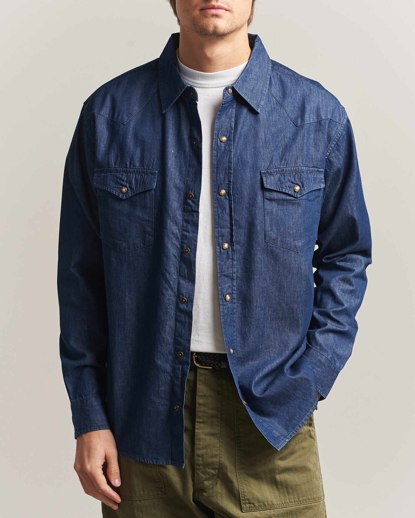 Herren | Hemden | Pendleton | Chandler Western Shirt Indigo Chambray