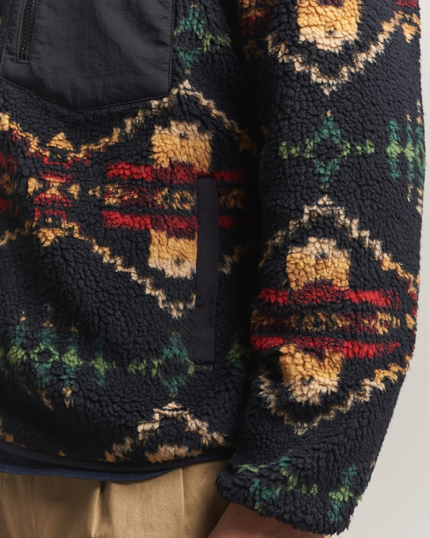 Herren | Pullover | Pendleton | Jacquard Sherpa Fleece Four Corners