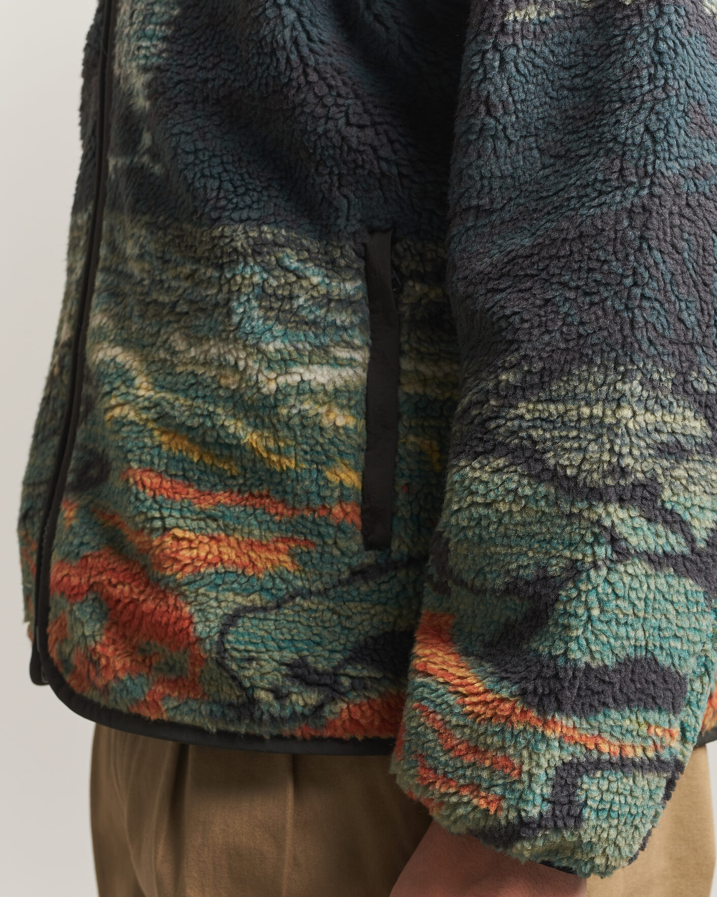 Herren | Pullover | Pendleton | Jacquard Sherpa Fleece Salmon Falls