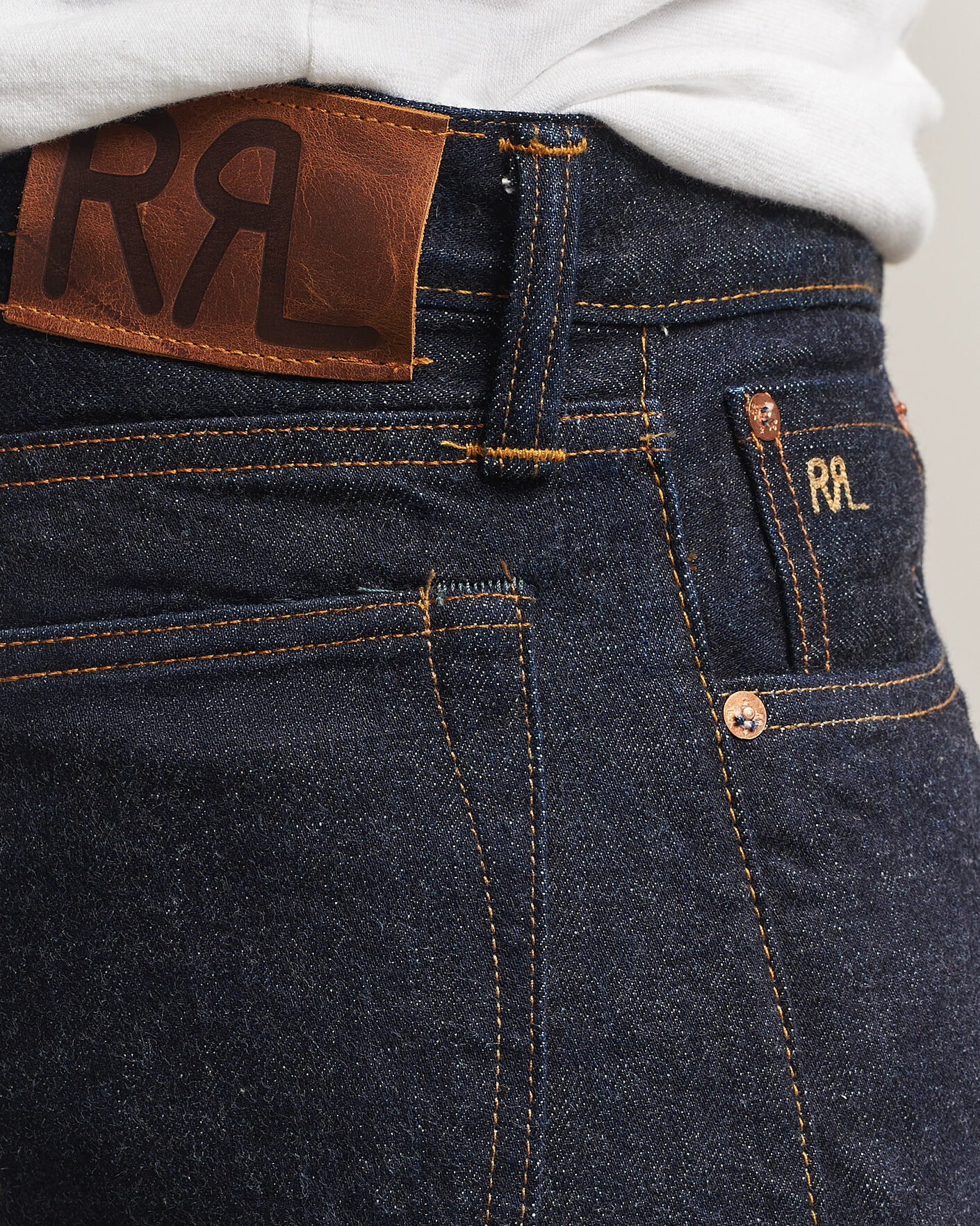 Herren | Jeans | RRL | Slim Fit Selvedge Jeans East/West Rinse