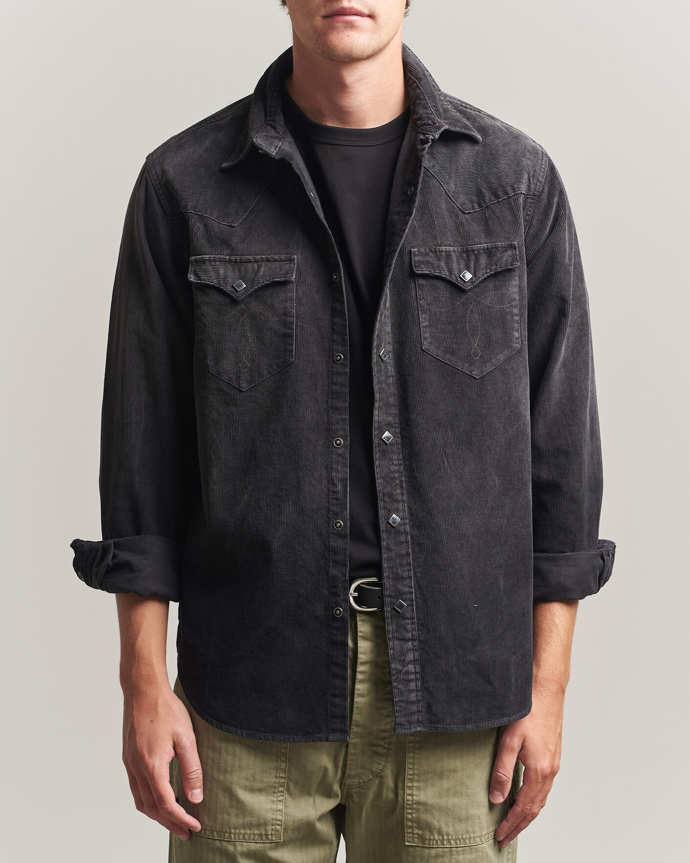 Herren | Hemden | RRL | Buffalo Western Shirt Black
