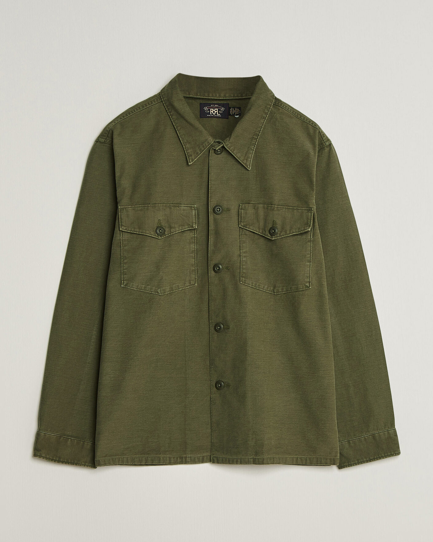 Herren | Hemden | RRL | Regiment Overshirt Olive