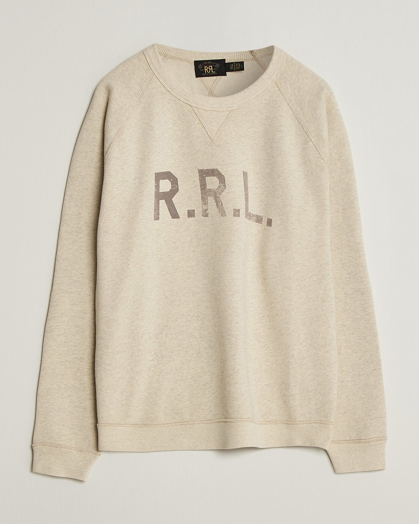Herren | Pullover | RRL | Raglan Sleeve Sweatshirt Oatmeal Heather