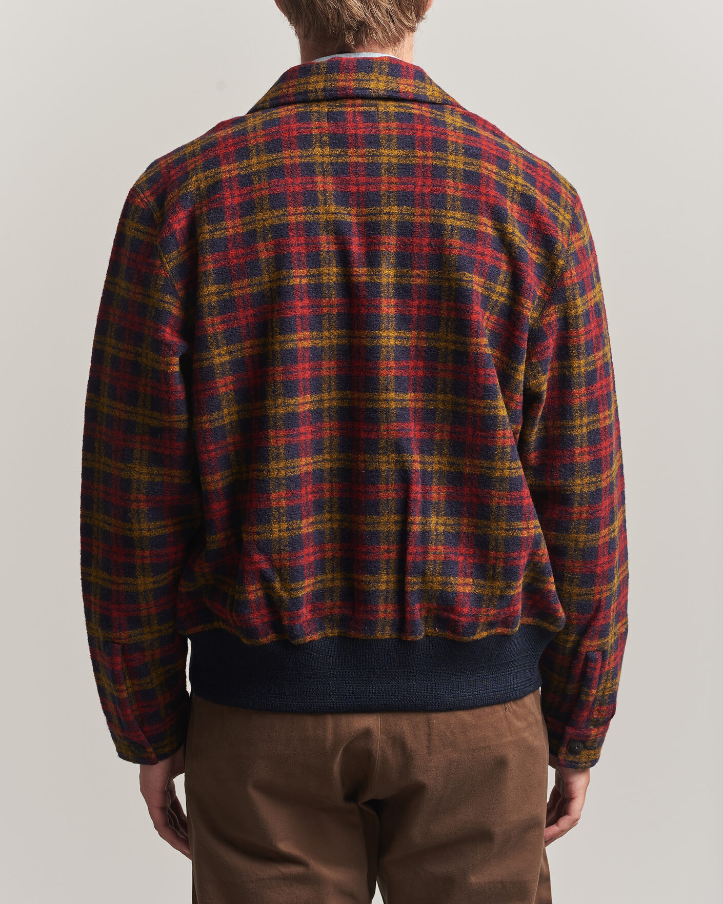 Herren | Jacken | RRL | Knit Bomber Jacket Red Multi
