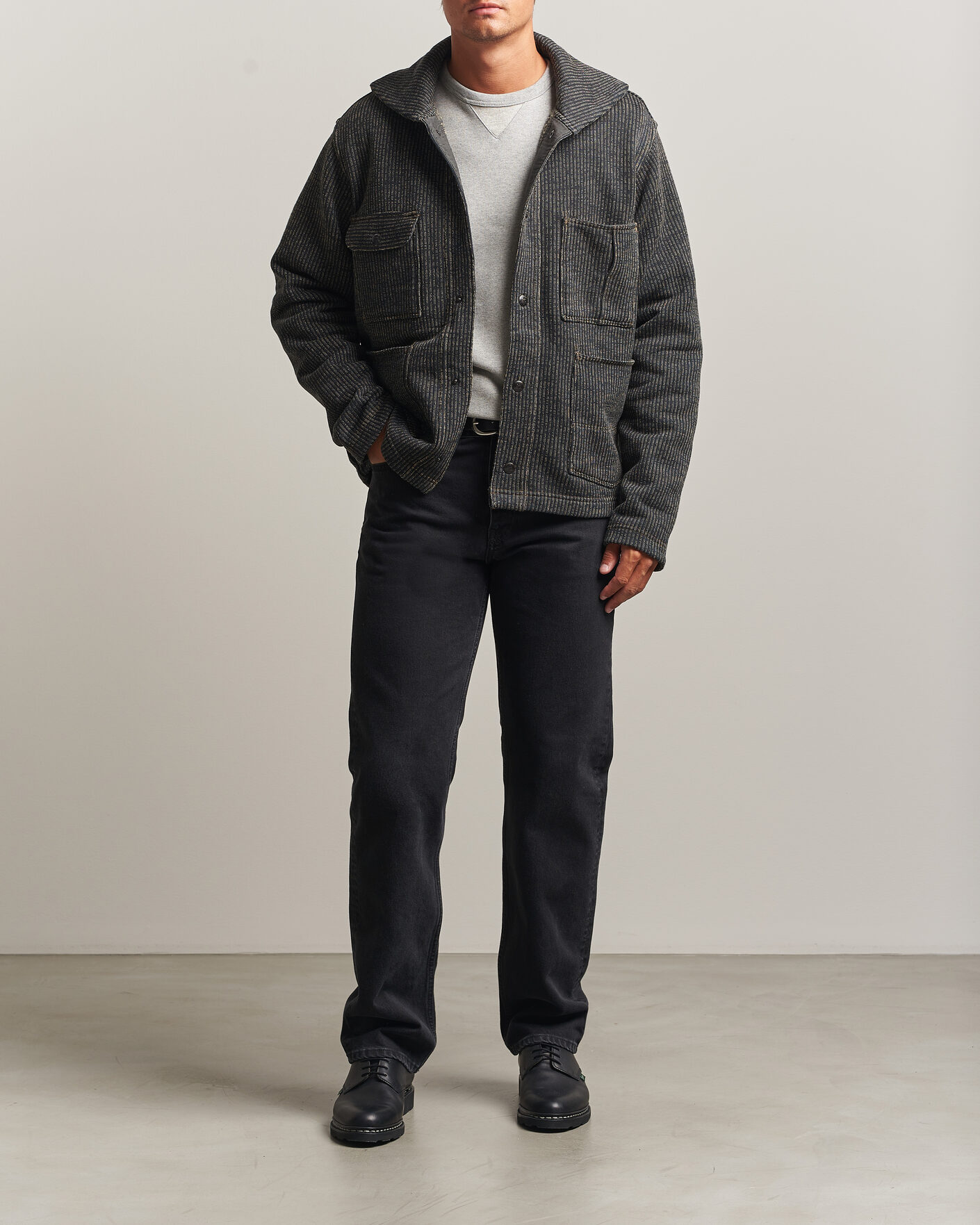 Herren | Pullover | RRL | Charles Cardigan Jacket Charcoal