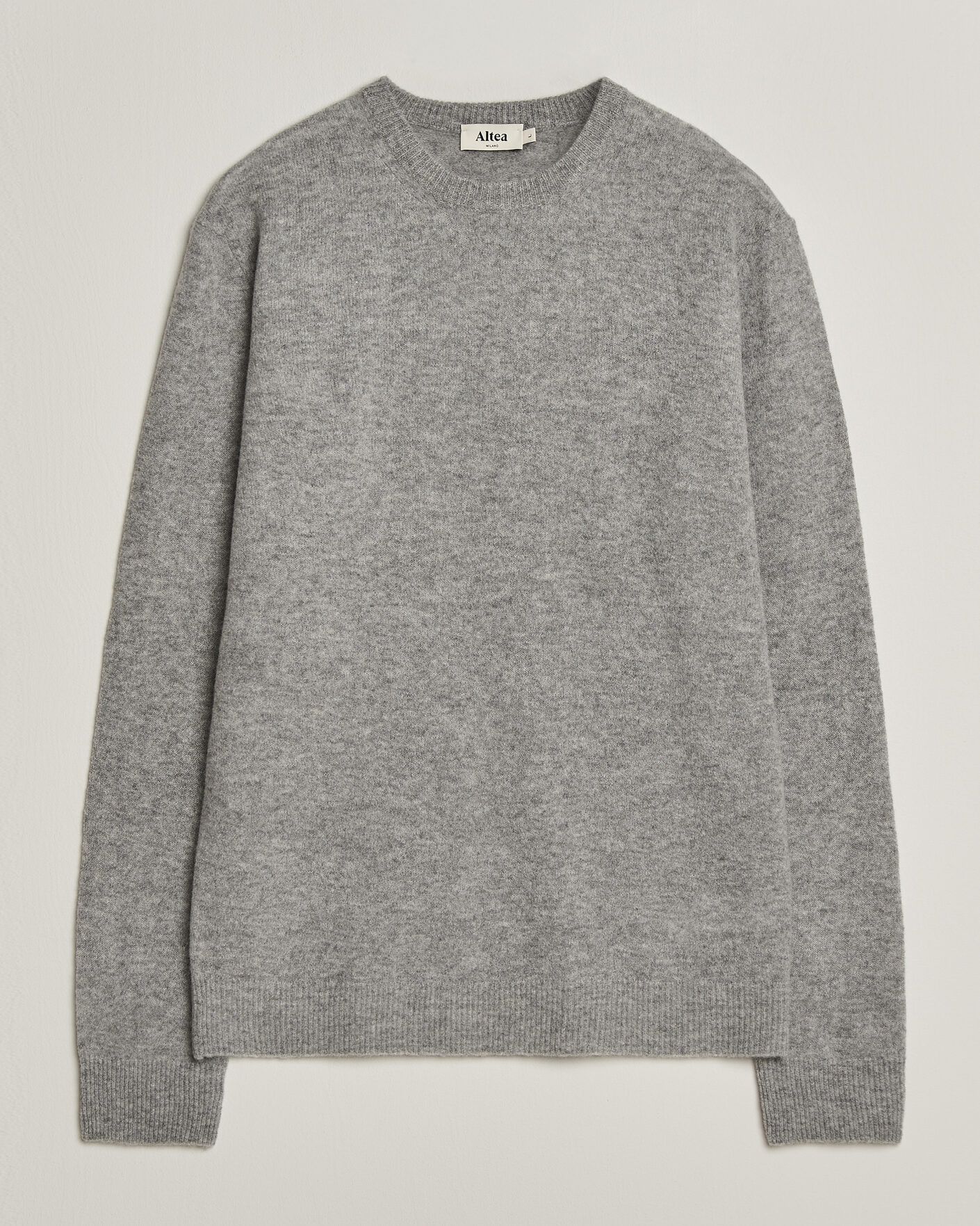 Herren | Pullover | Altea | Cloud Cashmere Blend Sweater Grey Melange