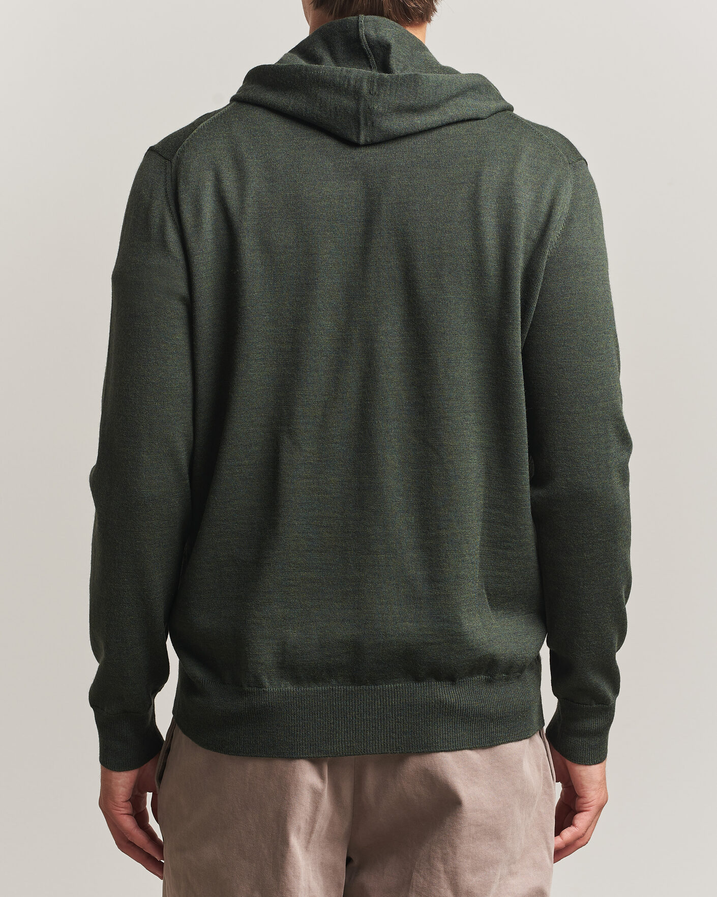 Herren | Pullover | Altea | Merino Wool Cardigan Dark Military