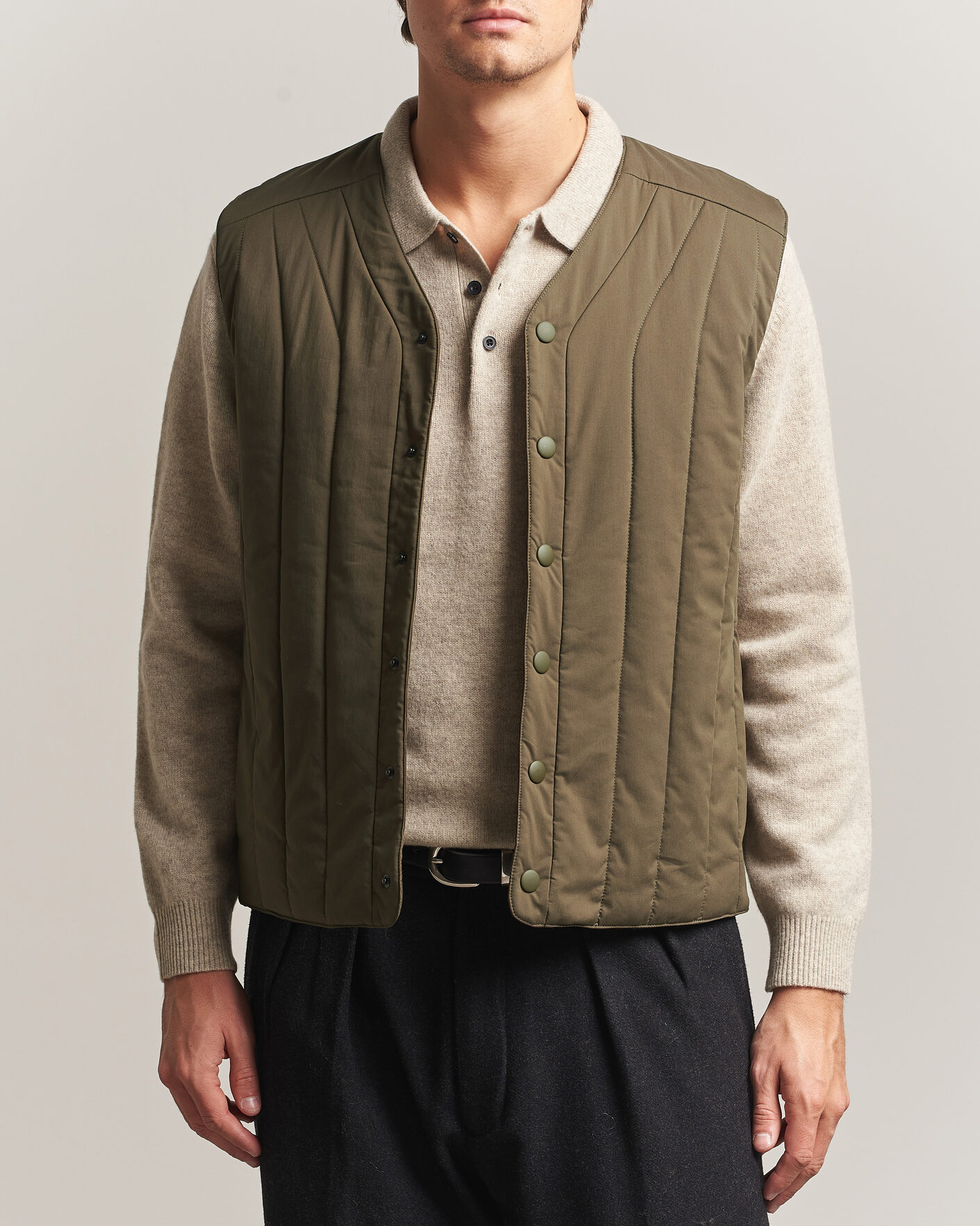 Herren | Westen | Aspesi | Quilted Liner Military