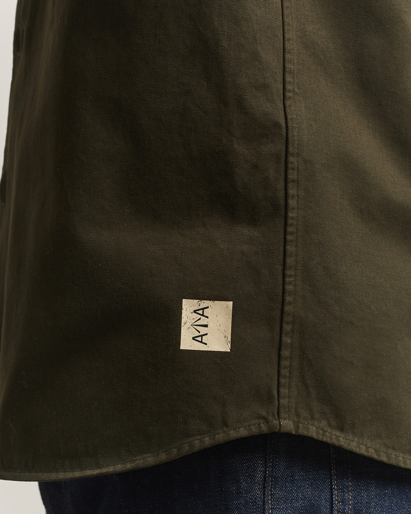 Herren | Hemden | Aspesi | Twill Cotton Overshirt Military