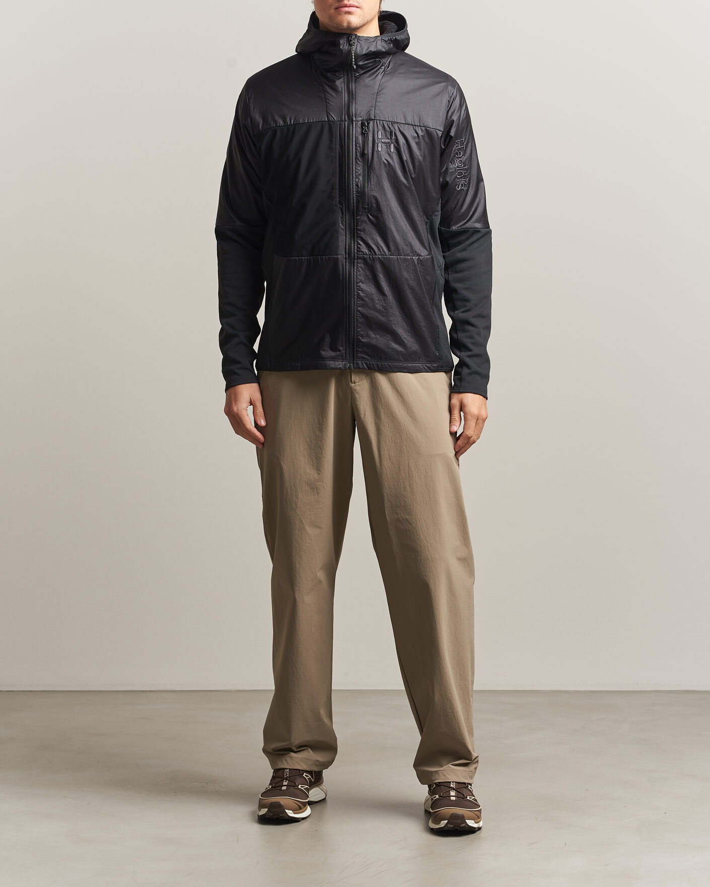 Herren | Jacken | Haglöfs | Nallo Touring Hybrid Mid Layer Jacket True Black