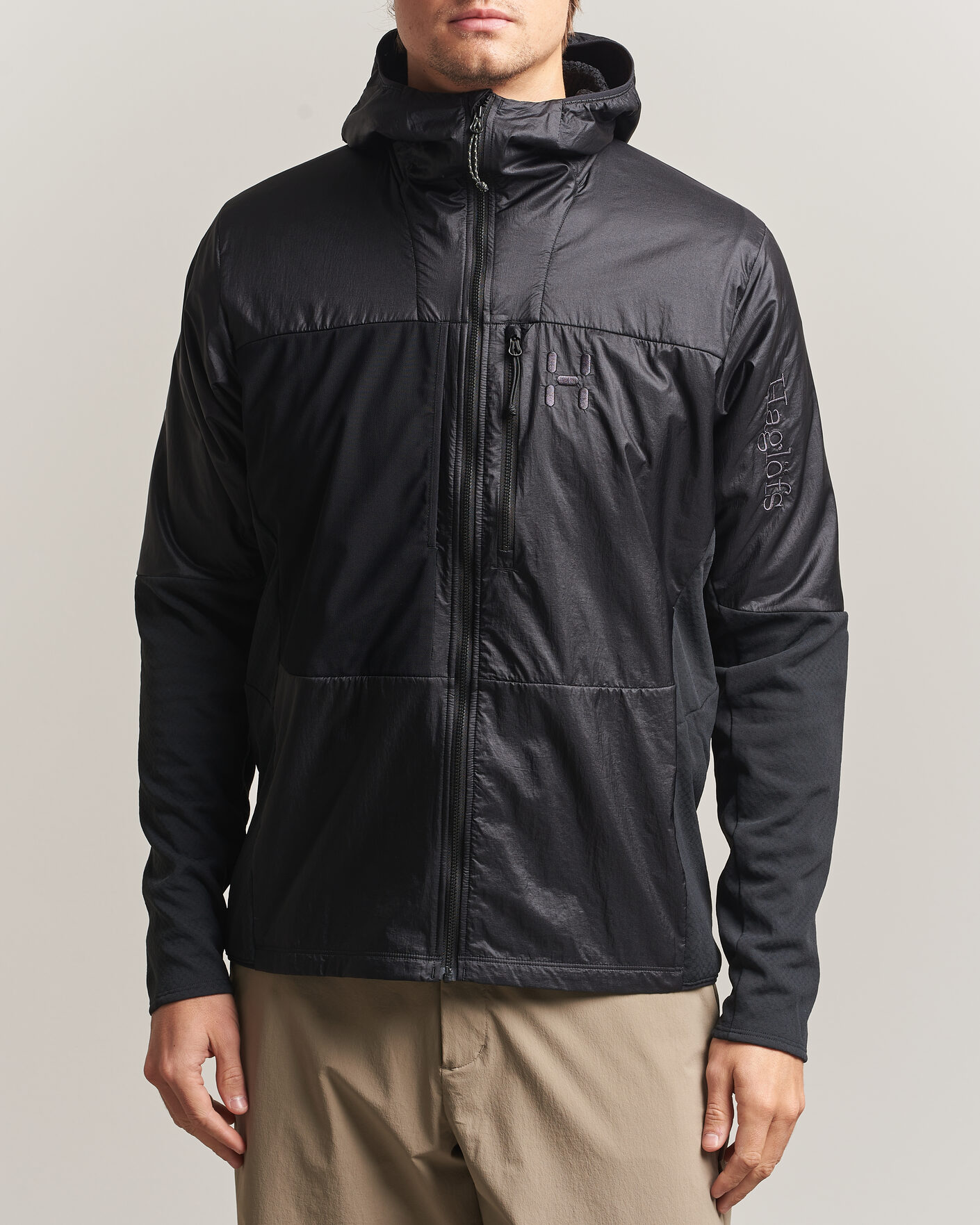 Herren | Jacken | Haglöfs | Nallo Touring Hybrid Mid Layer Jacket True Black