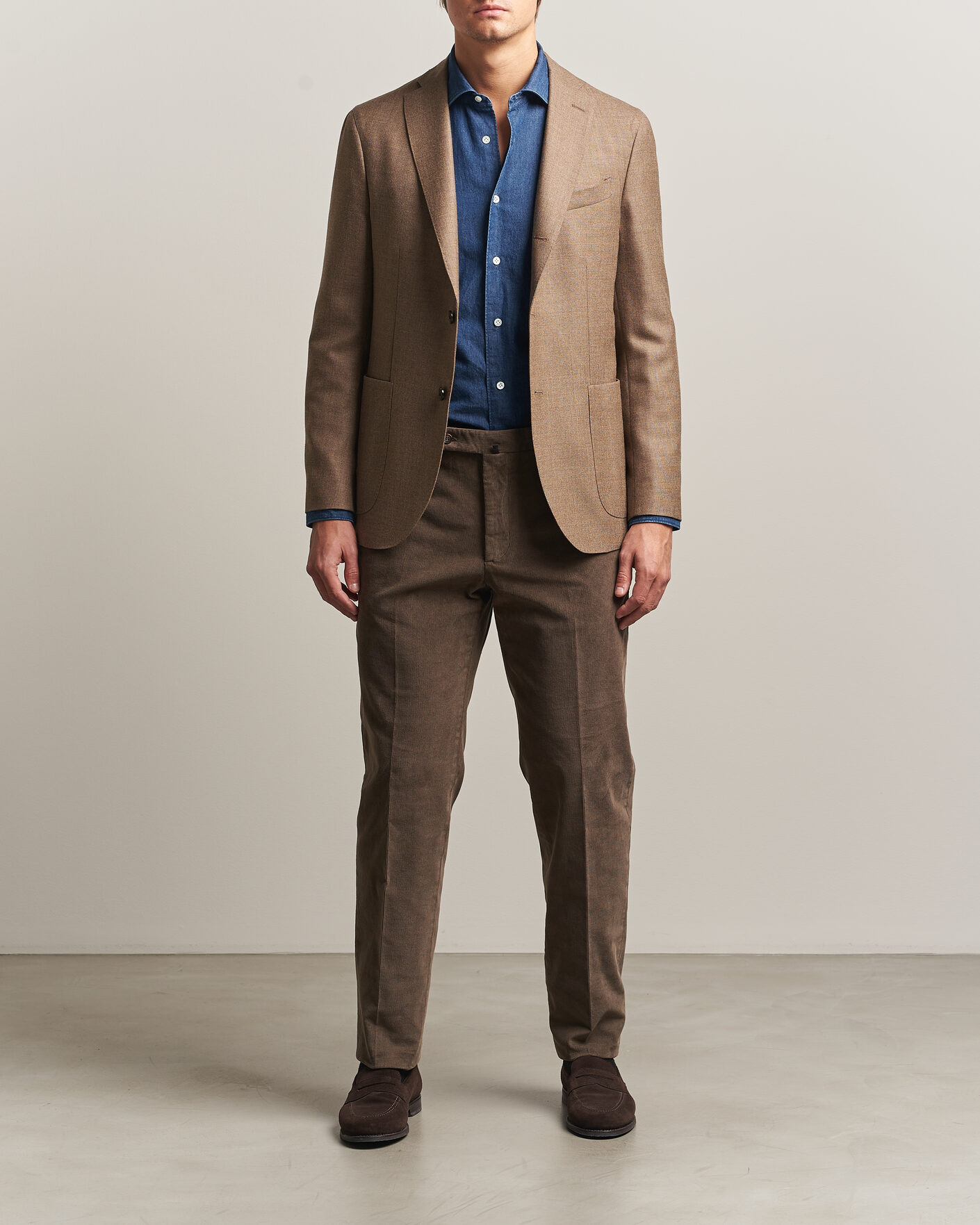 Herren | Sakkos | Boglioli | K Jacket Wool Hopsack Blazer Beige