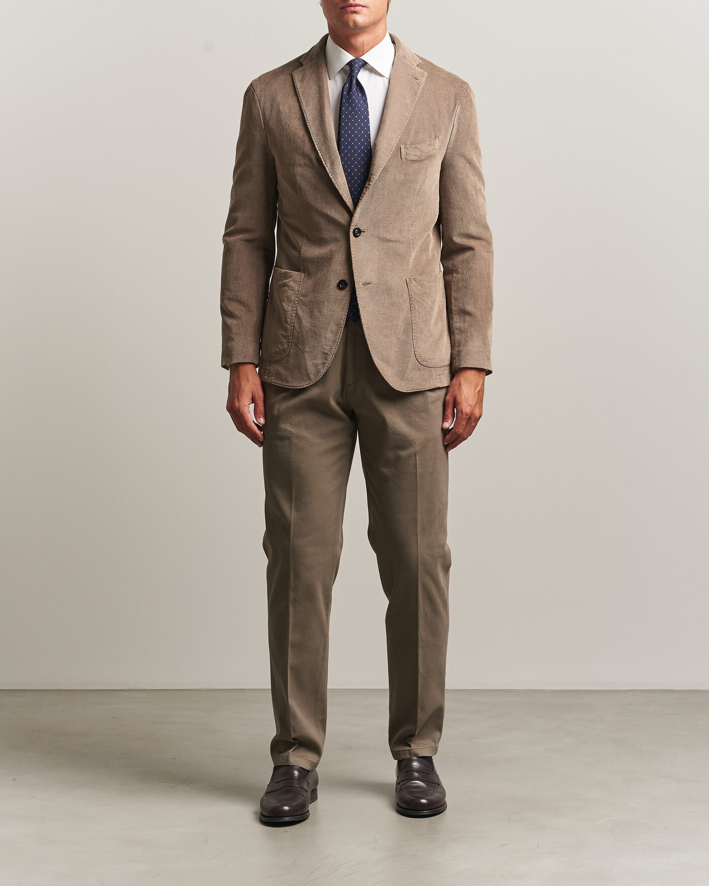 Herren | Sakkos | Boglioli | K Jacket Corduroy Blazer Taupe