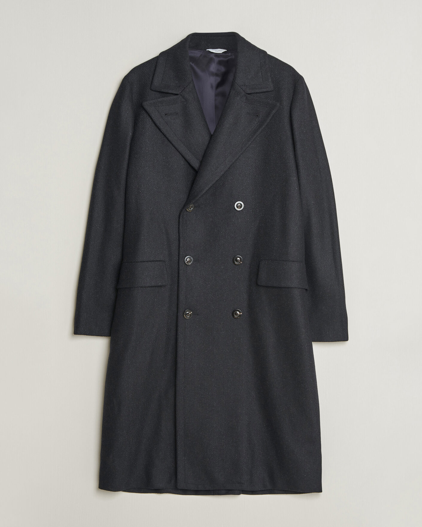 Herren | Jacken | Boglioli | Double Breasted Wool Coat Navy