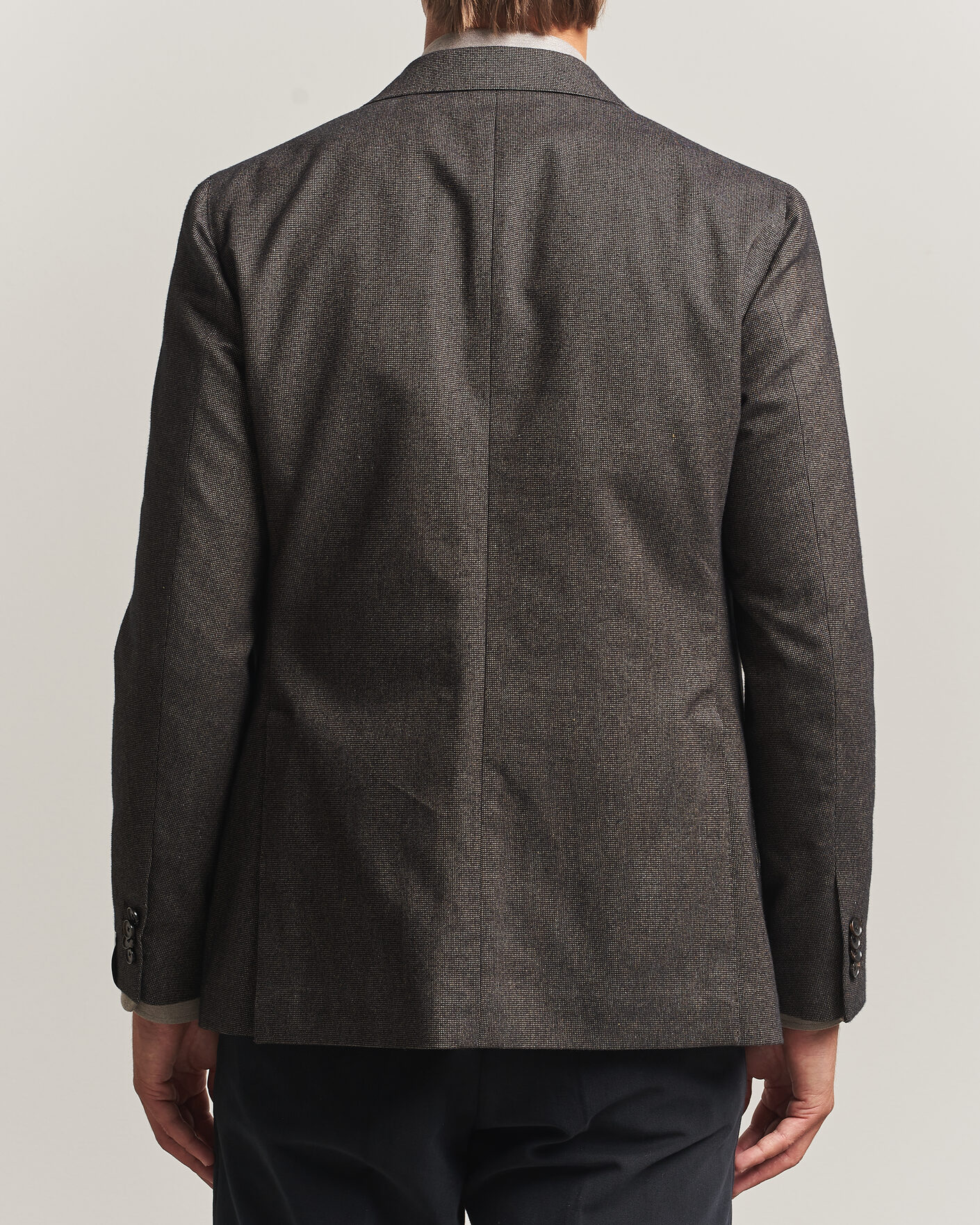 Herren | Sakkos | Caruso | Aida Brushed Cotton Blazer Dark Brown