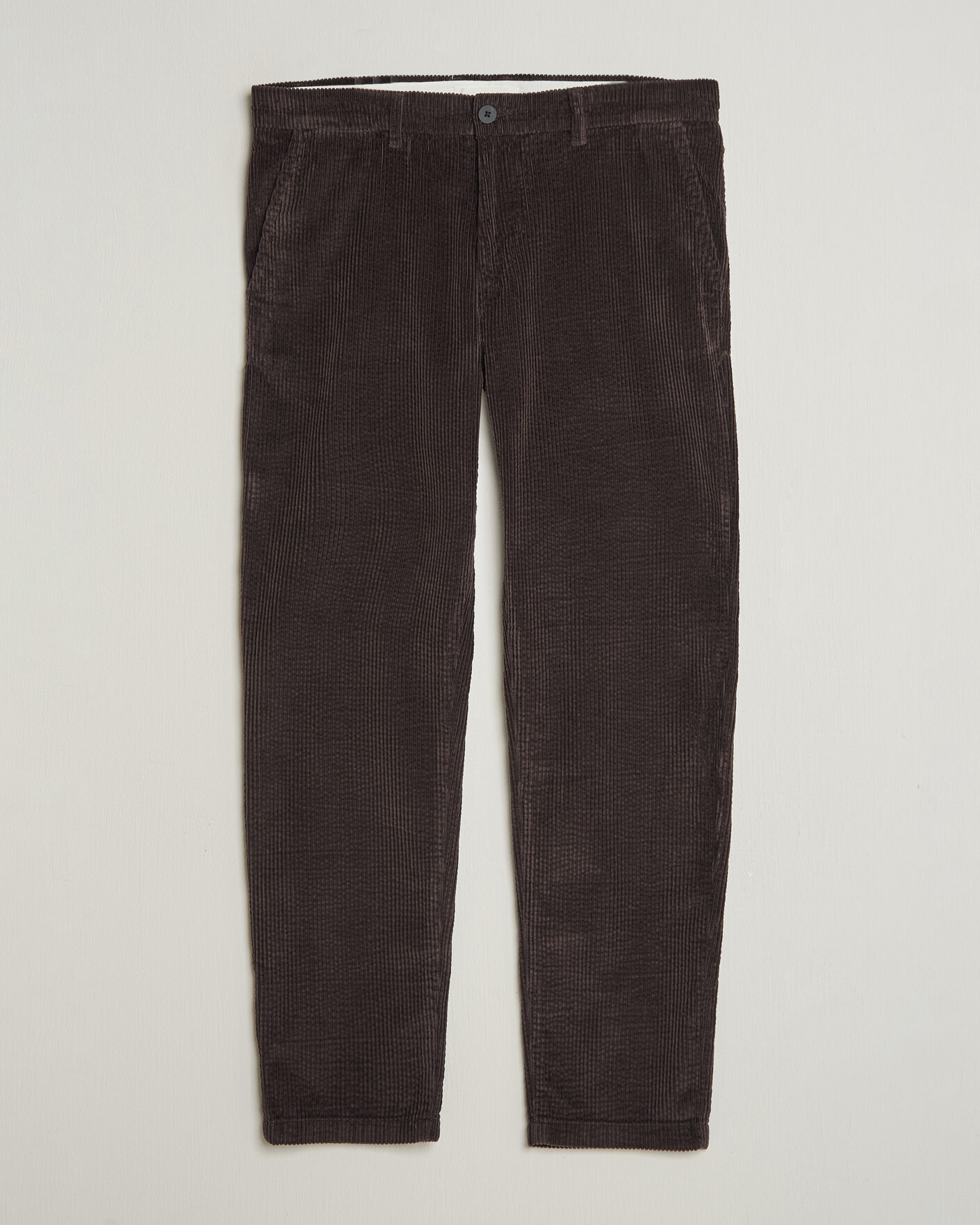 Herren | Hosen | KnowledgeCotton Apparel | Chuck Regular Cord Trousers Chocolate