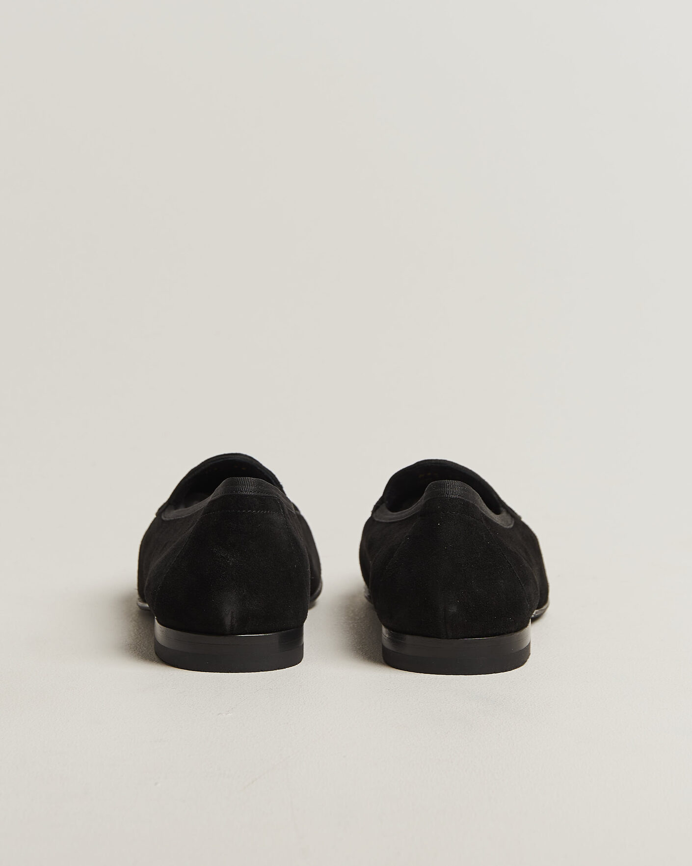 Herren | Loafer | Loake 1880 | Belgrave Black Suede Belgian Loafer Black