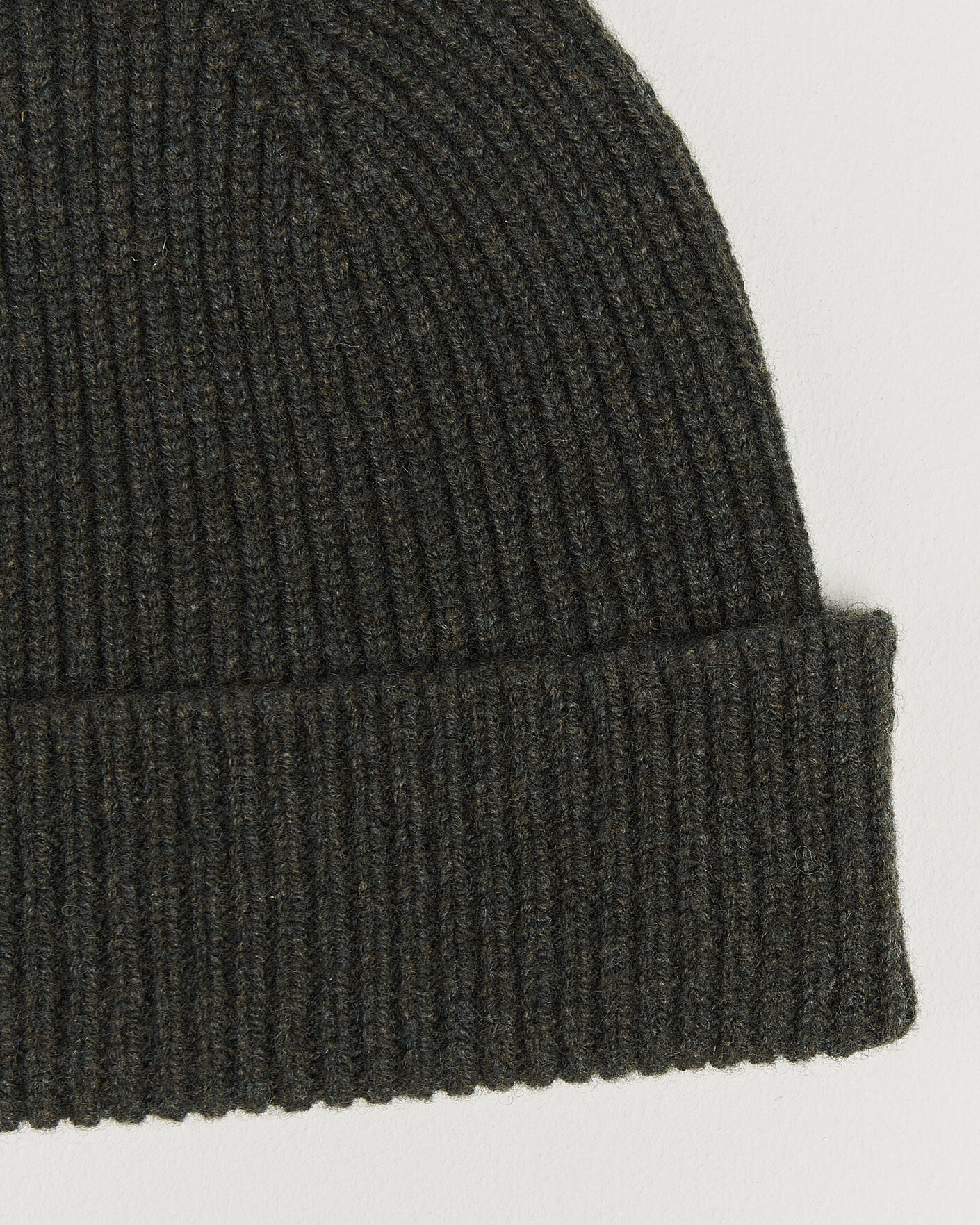 Herren | Mützen | Robert Mackie | Clyde Lambswool Beanie Seaweed Green
