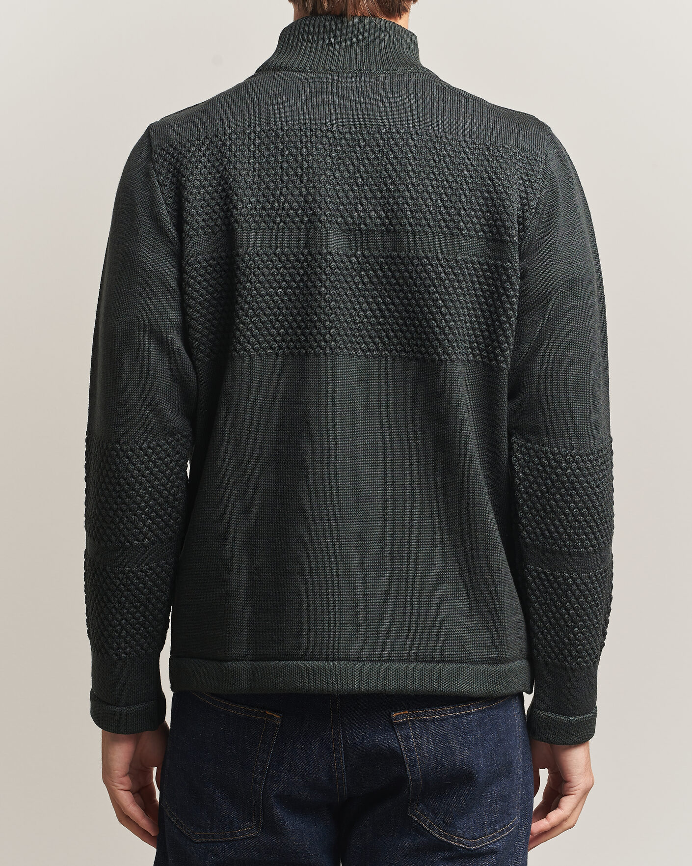 Herren | Pullover | S.N.S. Herning | Fisherman High Neck Terrain Green