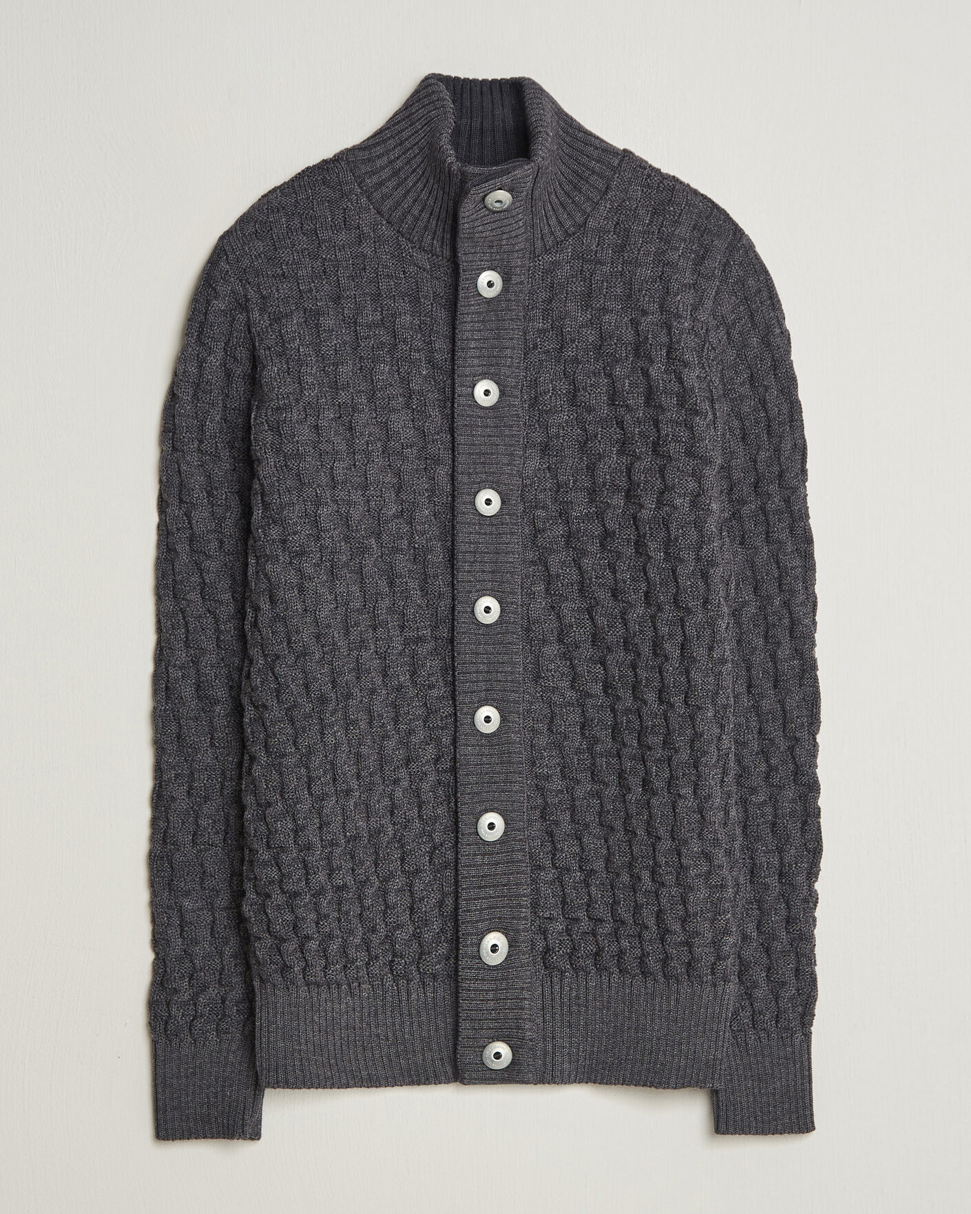 Herren | Pullover | S.N.S. Herning | Stark Cardigan Gneiss Grey