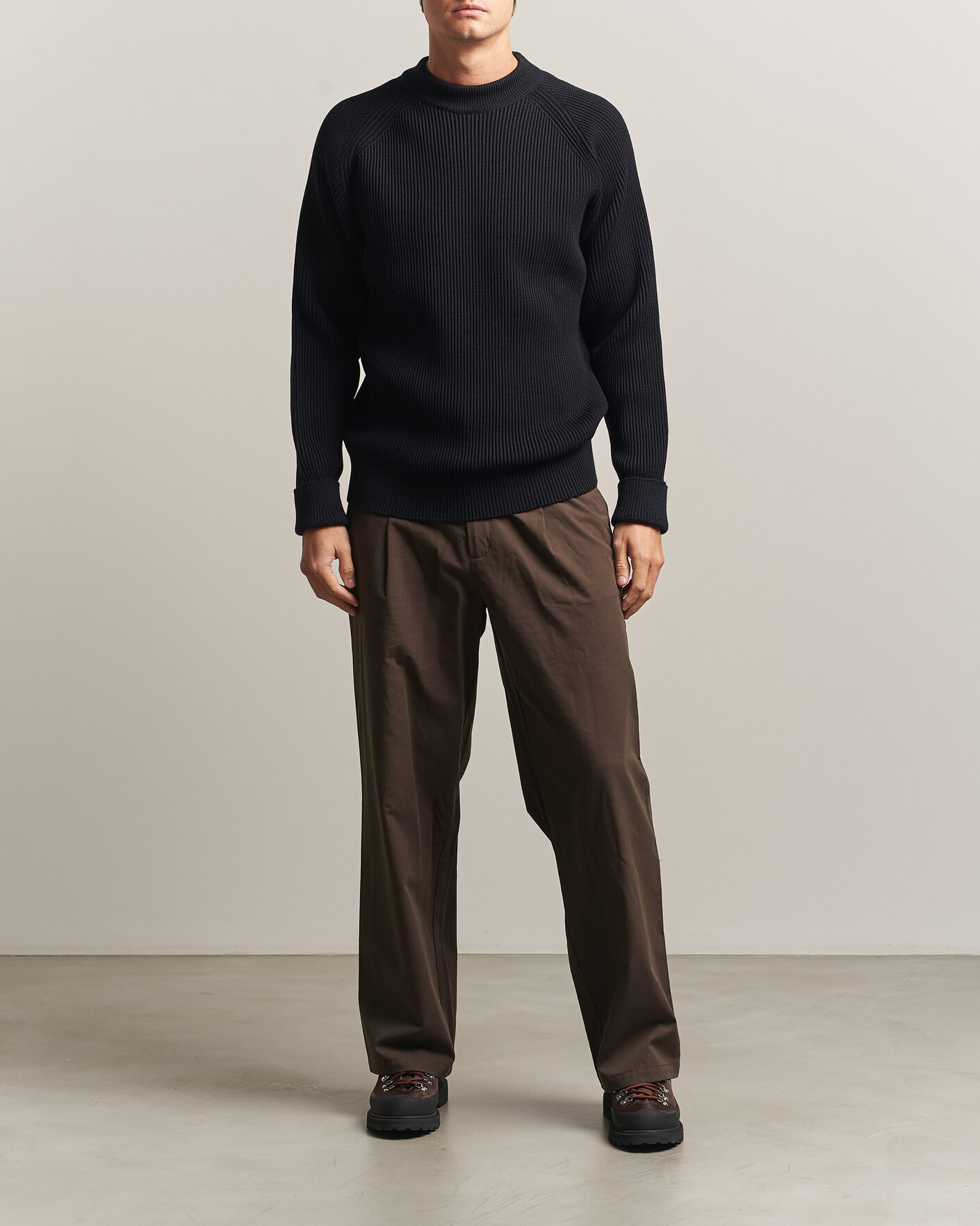 Herren | Pullover | S.N.S. Herning | Render Mock Neck Navy Blue