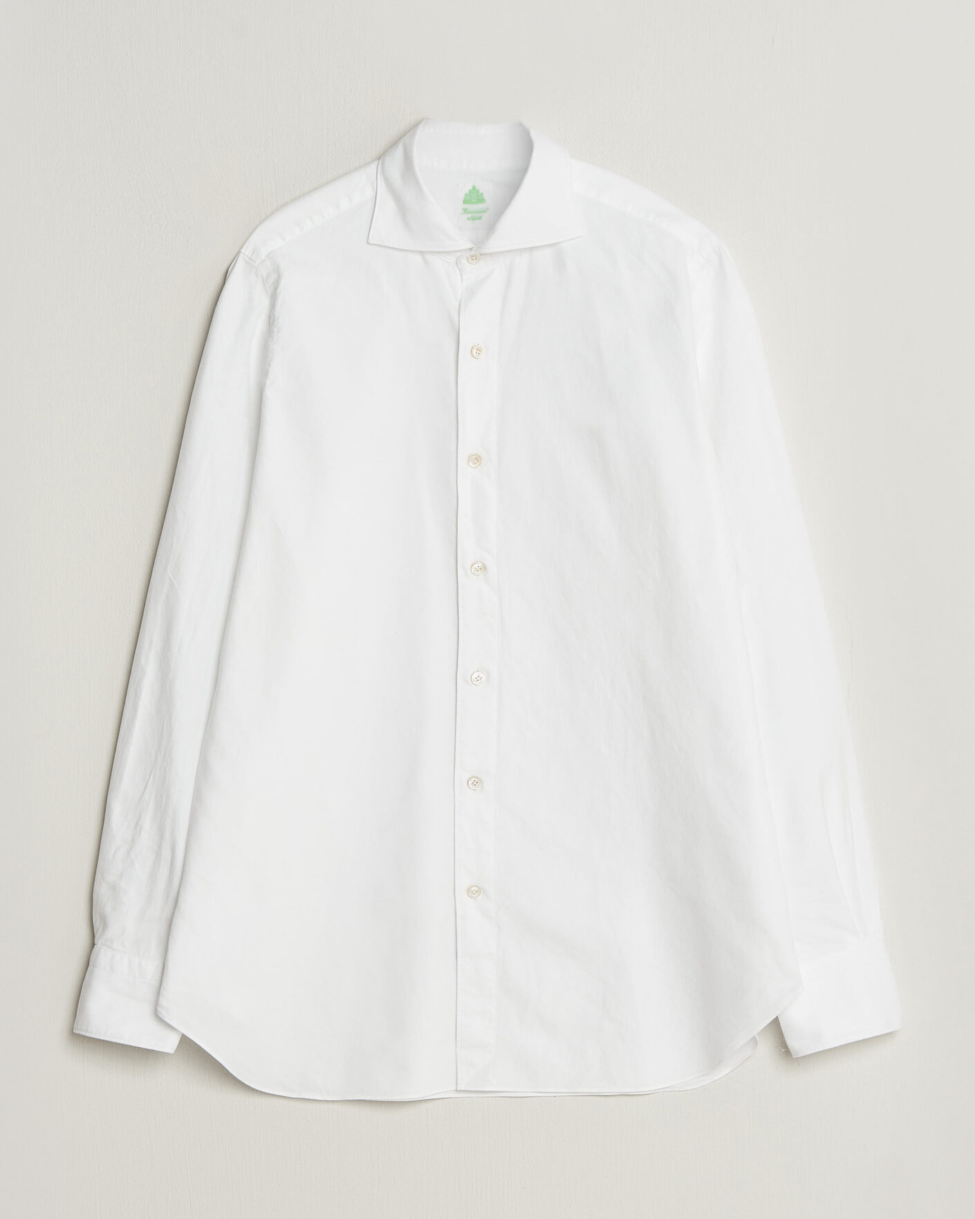 Herren | Hemden | Finamore Napoli | Gaeta Flannel Sport Shirt White