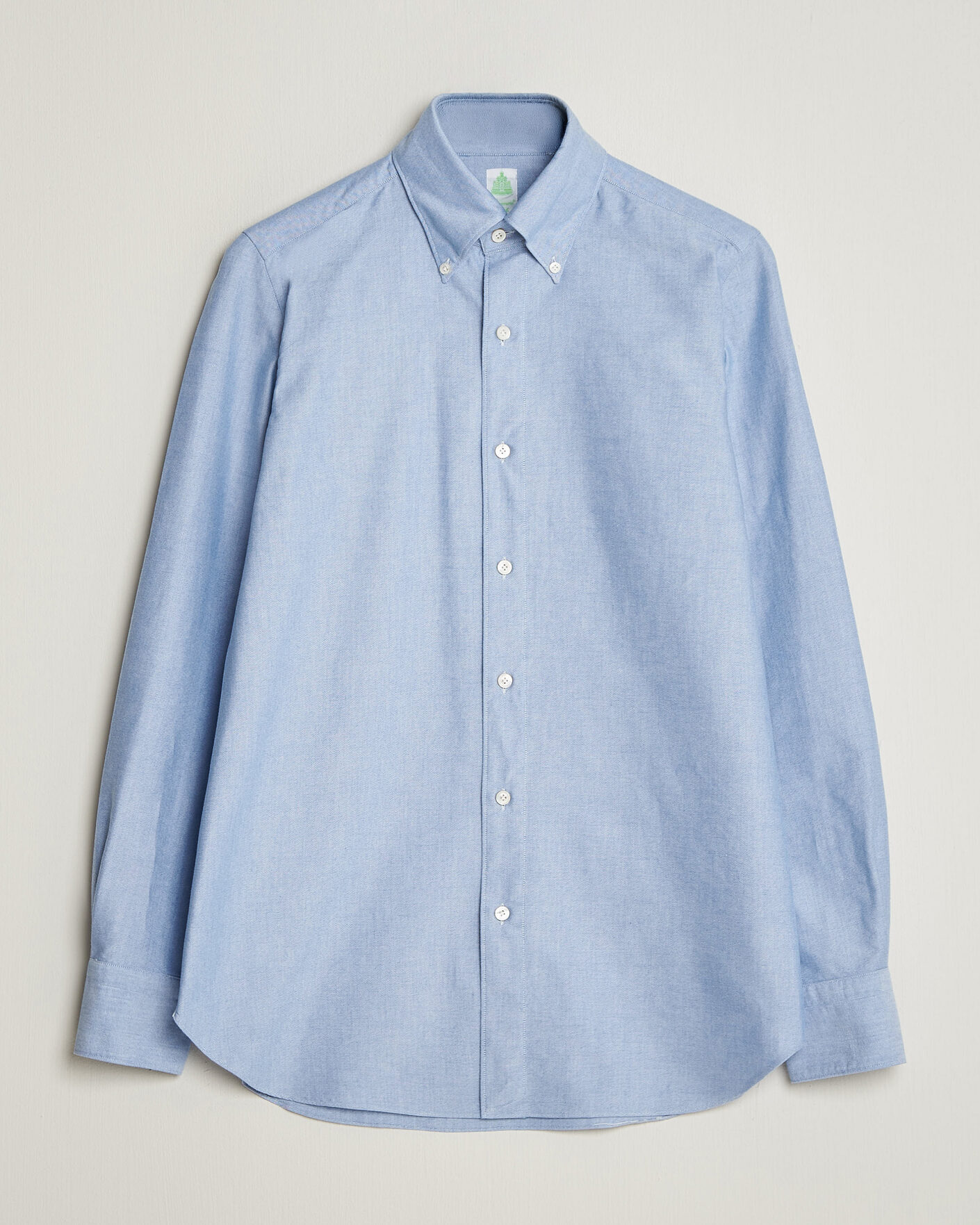 Herren | Hemden | Finamore Napoli | Gaeta Oxford Button Down Shirt Light Blue