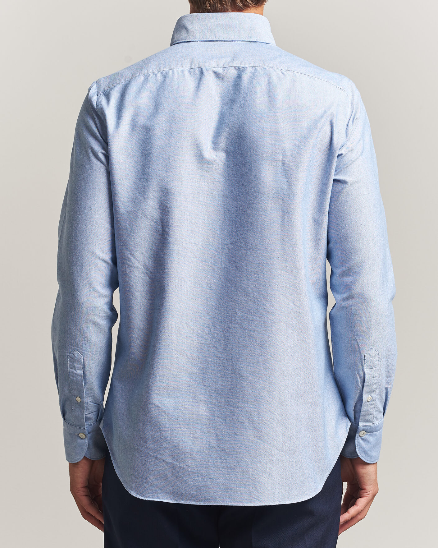 Herren | Hemden | Finamore Napoli | Gaeta Oxford Button Down Shirt Light Blue