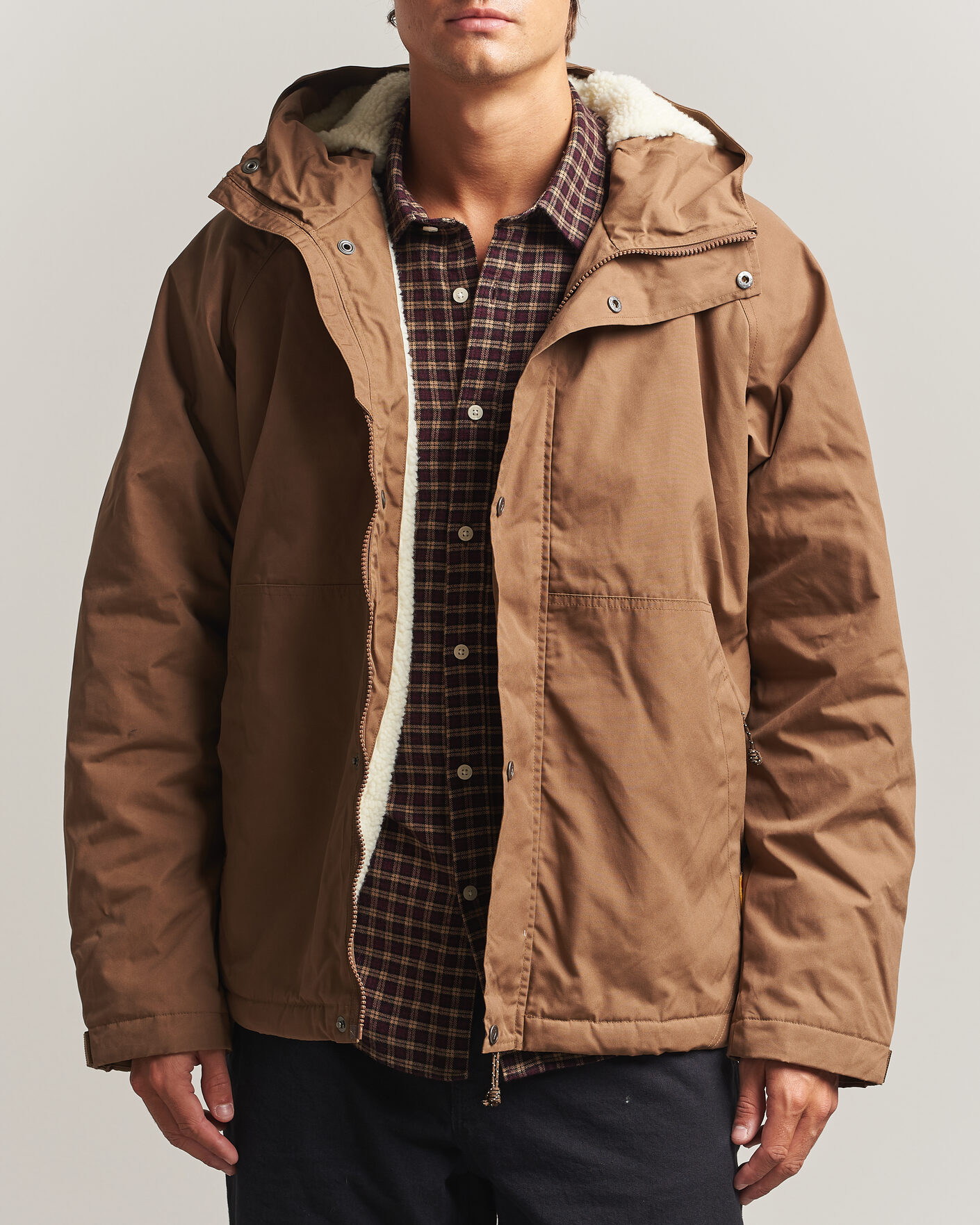 Herren | Jacken | Fjällräven | Vardag G-1000 Pile Jacket Wood Brown