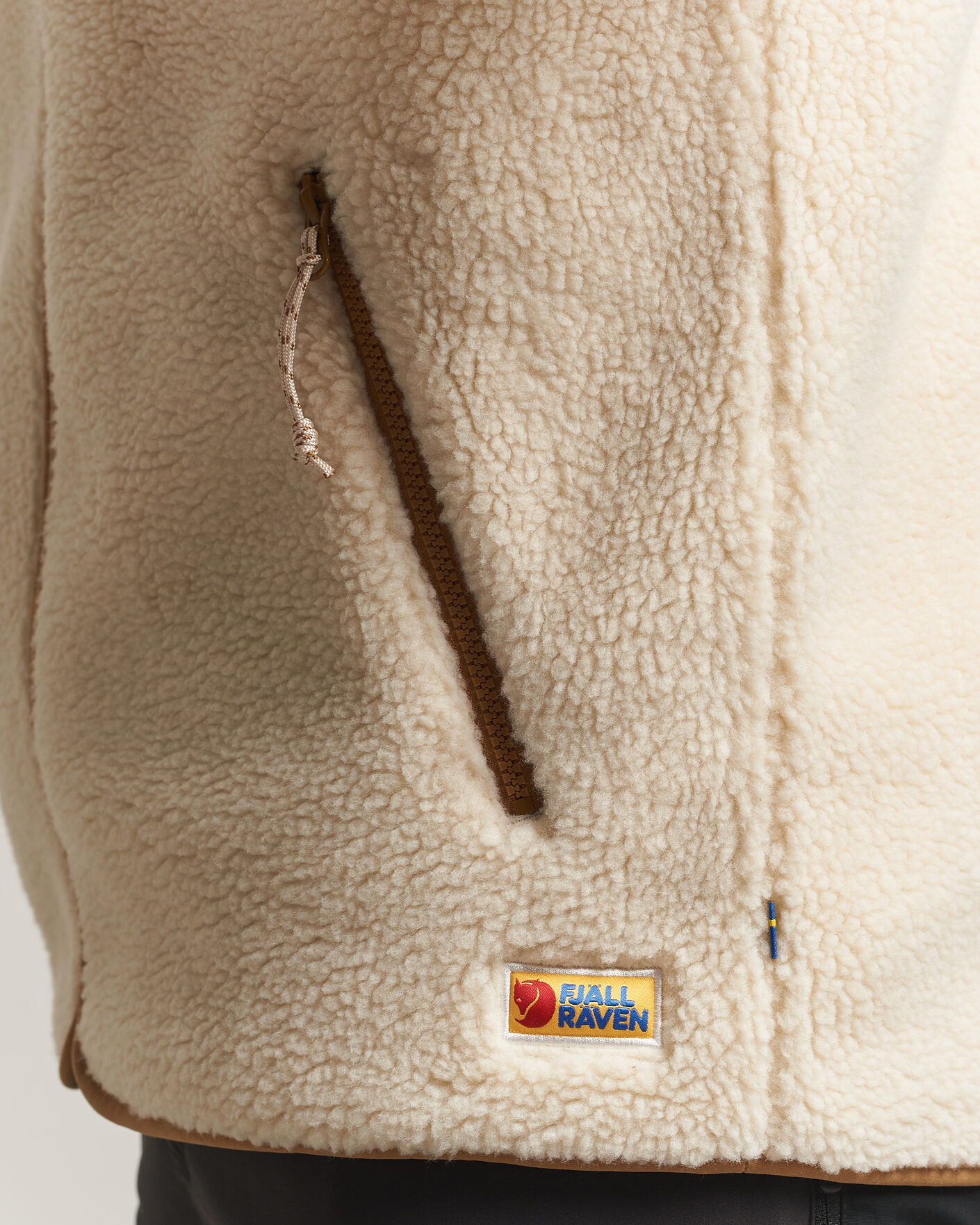 Herren | Pullover | Fjällräven | Vardag Pile Fleece Zip Jacket Chalk White