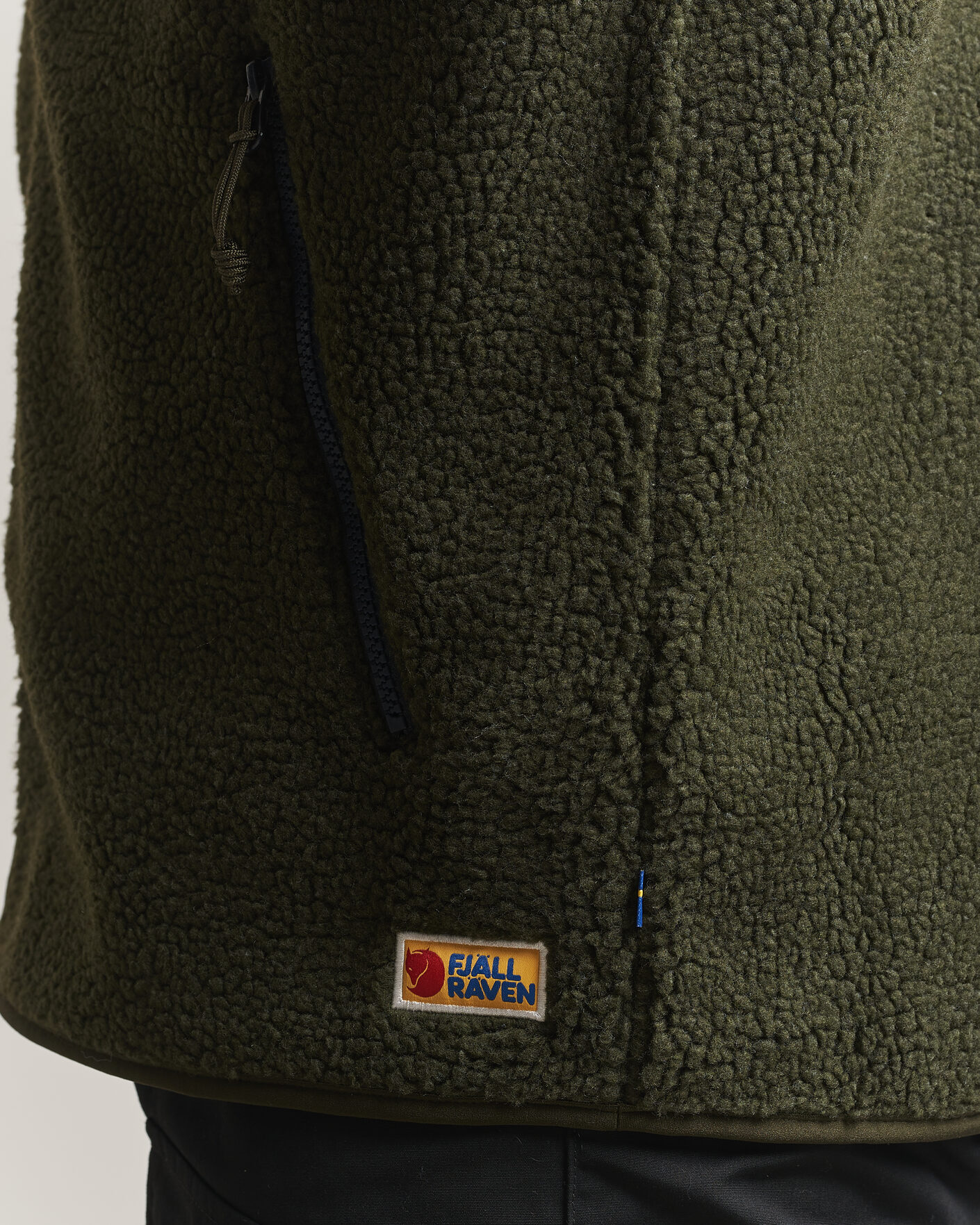 Herren | Pullover | Fjällräven | Vardag Pile Fleece Zip Jacket Deep Forest